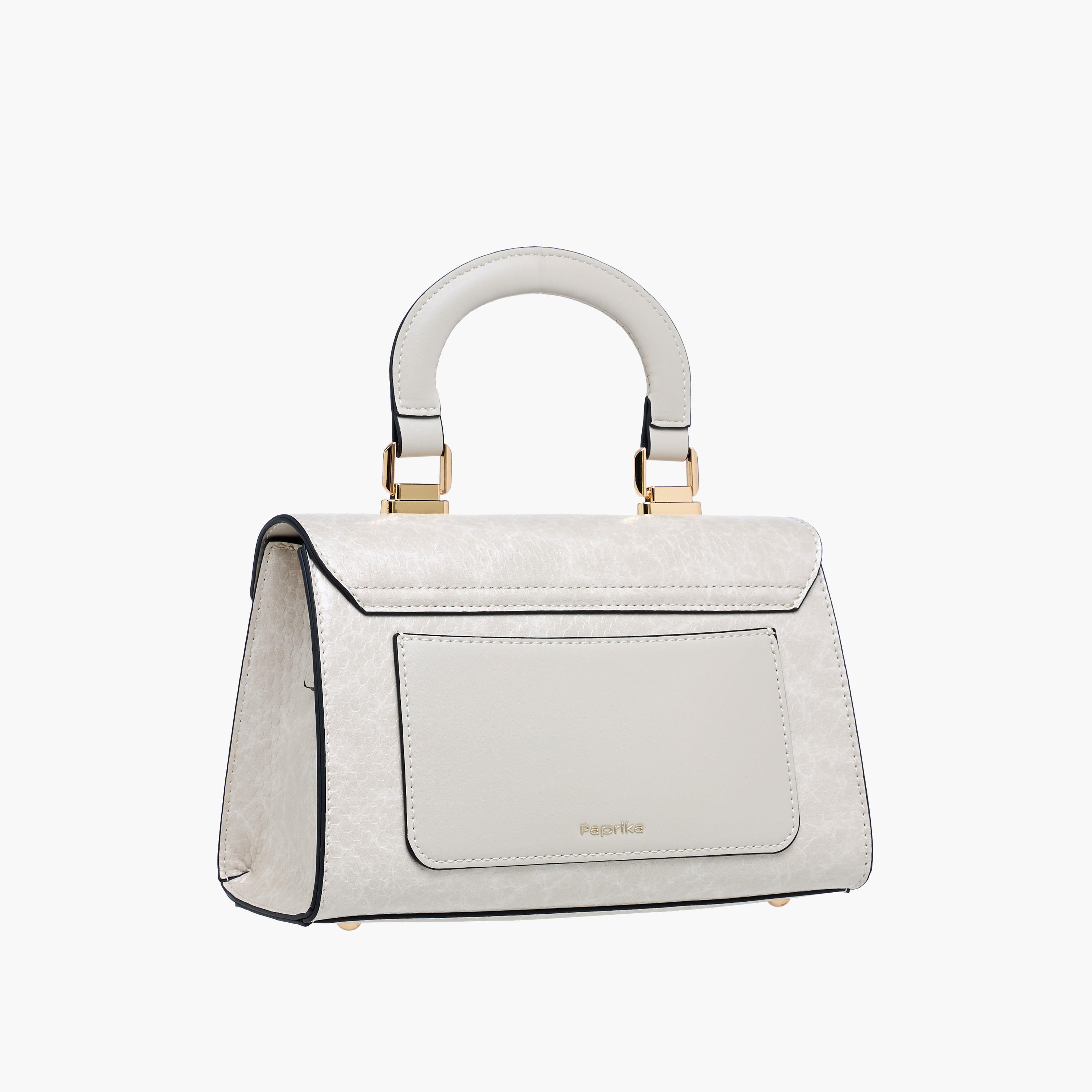 Paprika Textured Crossbody Bag with Adjustable Strap and Flap Closure-women-bagsandwallets-handbags-image-4