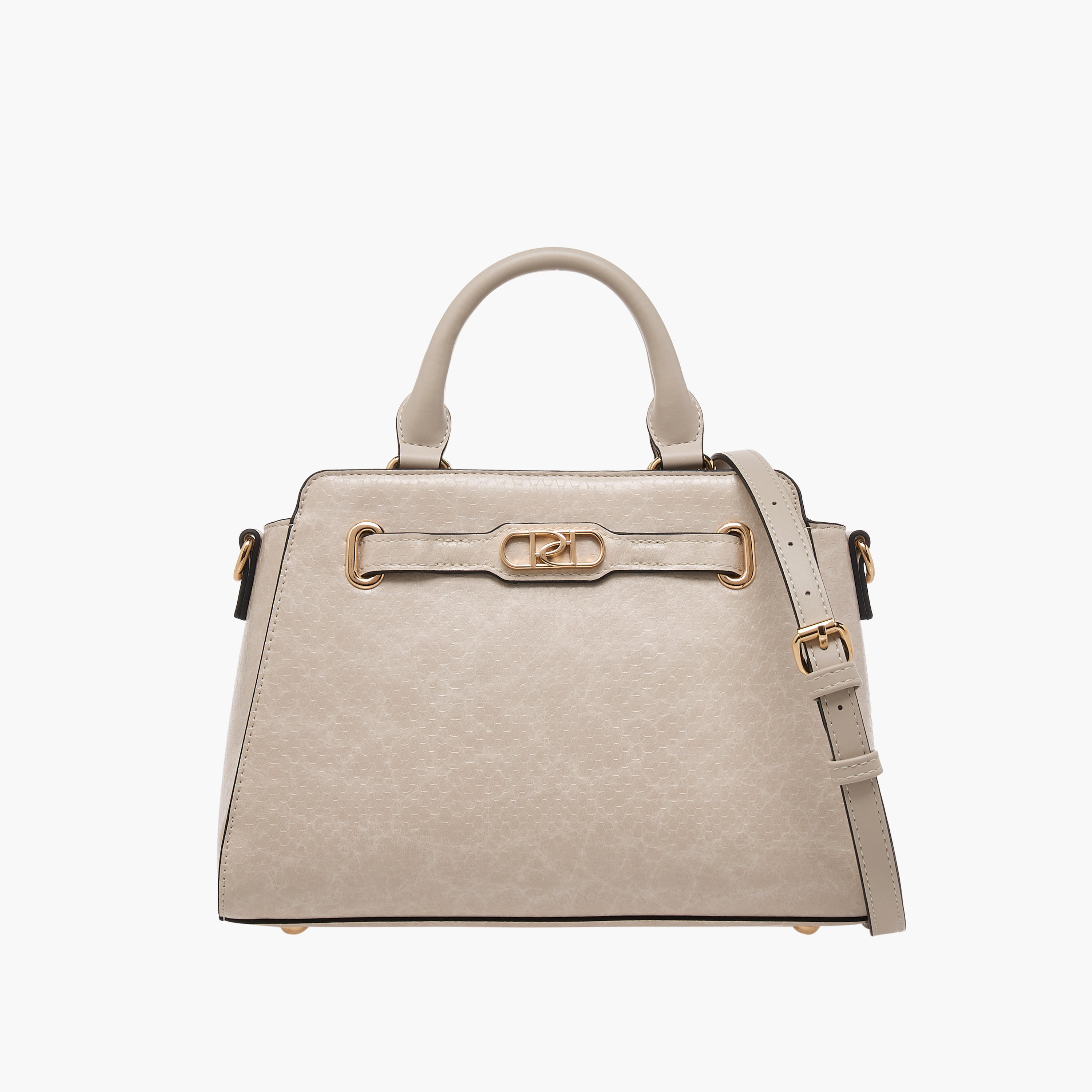 Paprika Textured Crossbody bag with Detachable Strap and Zip Closure-women-bagsandwallets-handbags-image-1
