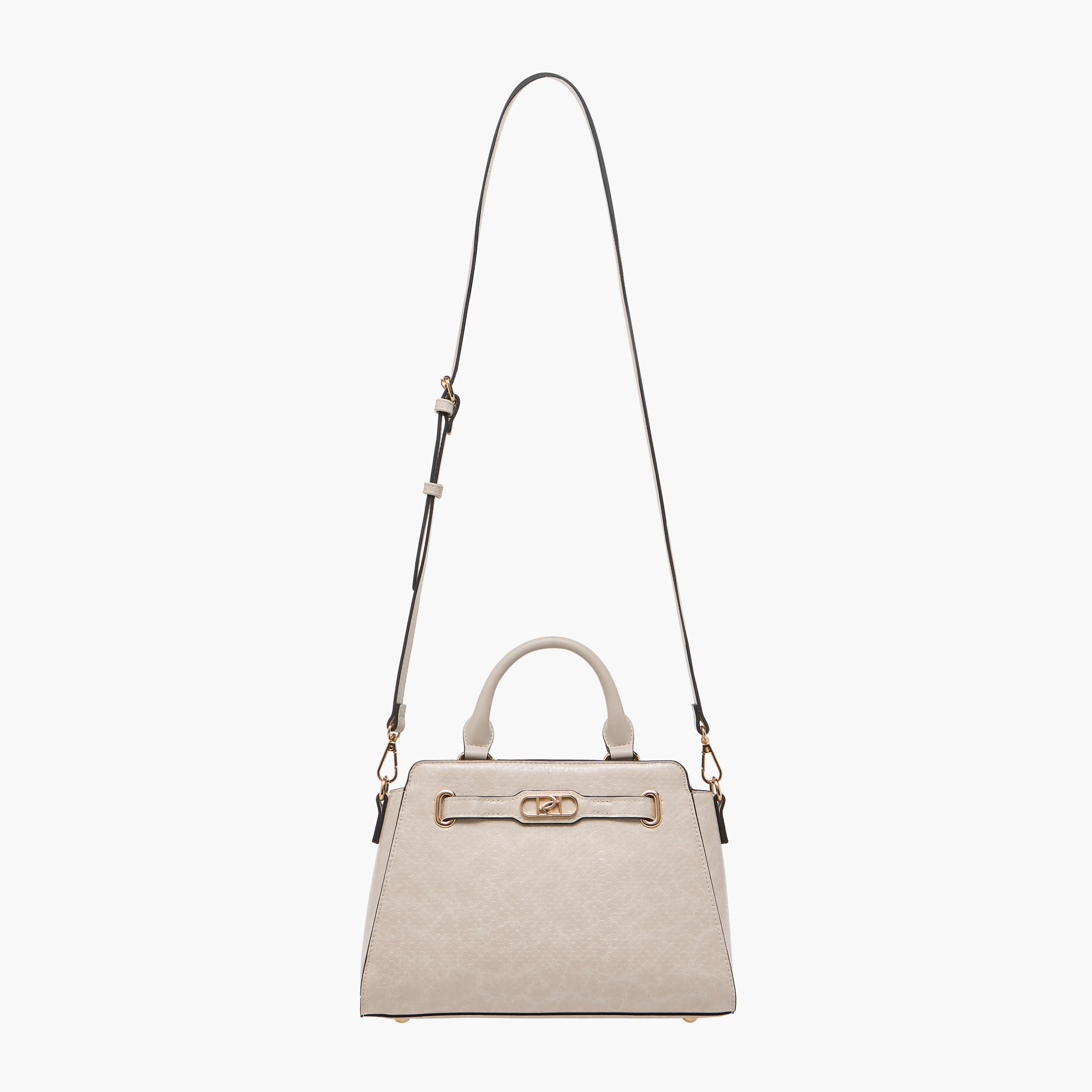 Paprika Textured Crossbody bag with Detachable Strap and Zip Closure-women-bagsandwallets-handbags-image-3
