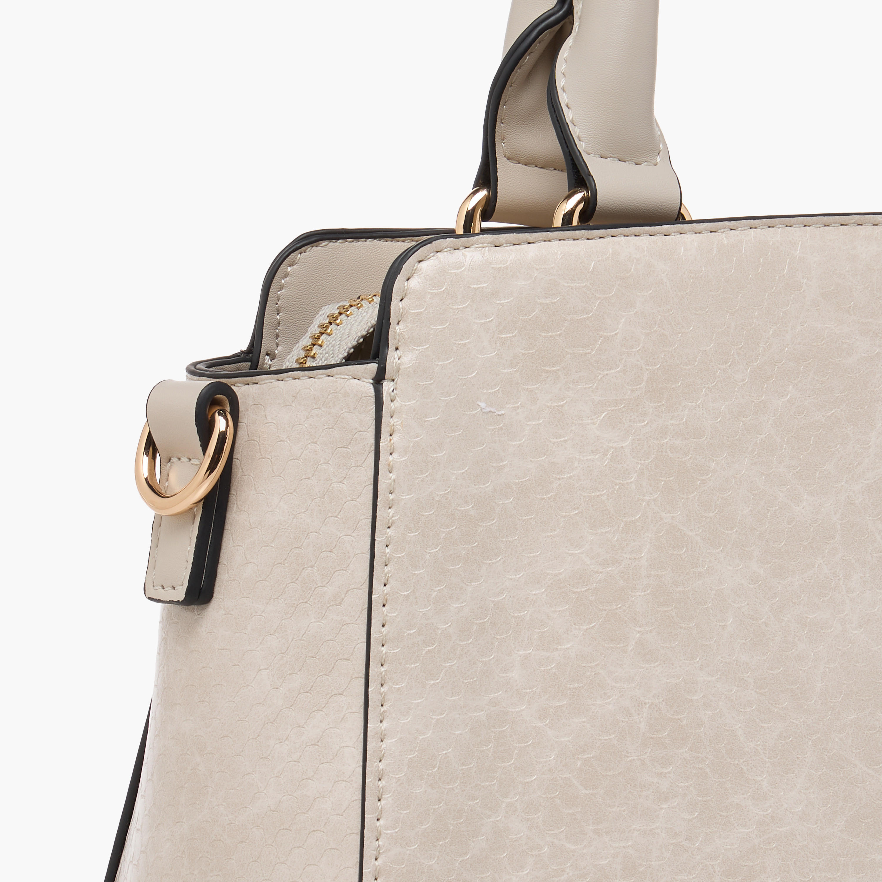 Paprika Textured Crossbody bag with Detachable Strap and Zip Closure-women-bagsandwallets-handbags-image-6