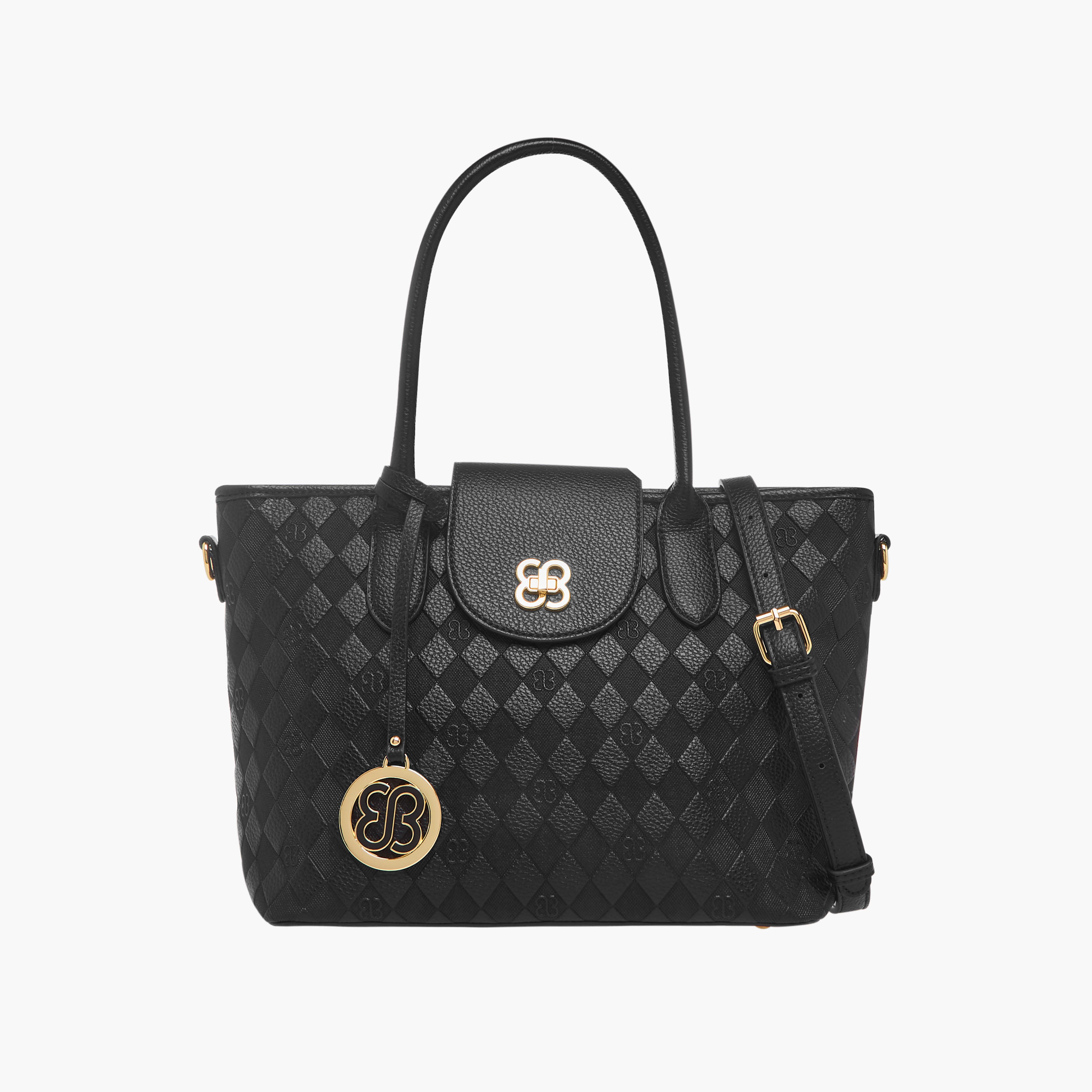 شنطة توتي مبطنة بمقابض مزدوجة من بيسي لندن-women-bagsandwallets-handbags-image-1