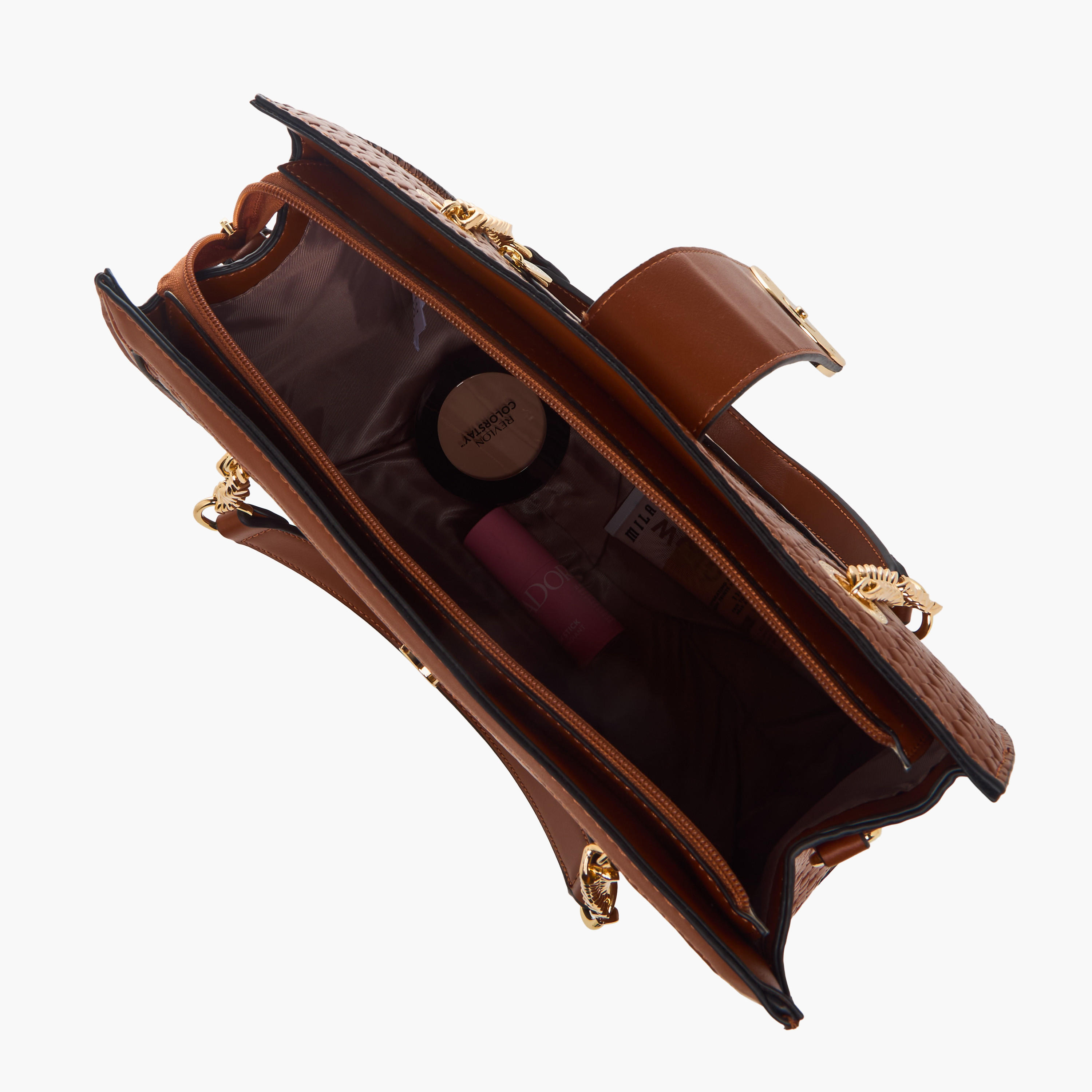 شنطة توت منسوجة بارزة الملمس بمقبض مزدوج من بيسي لندن-women-bagsandwallets-handbags-image-9
