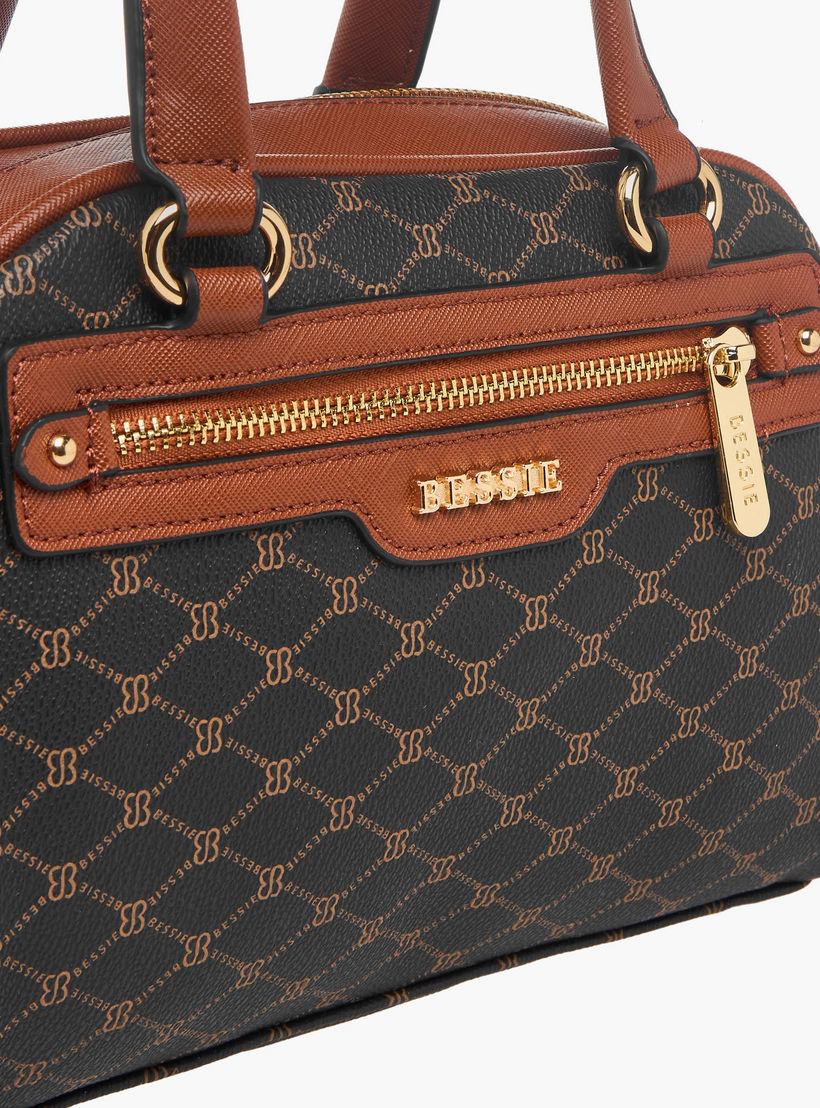 شنطة كروس بودي بمقابض مزدوجة وطبعات مونوجرام من بيسي لندن-women-bagsandwallets-handbags-image-5