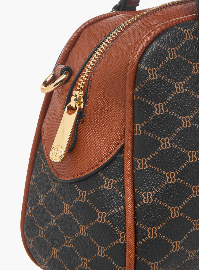 شنطة كروس بودي بمقابض مزدوجة وطبعات مونوجرام من بيسي لندن-women-bagsandwallets-handbags-image-6