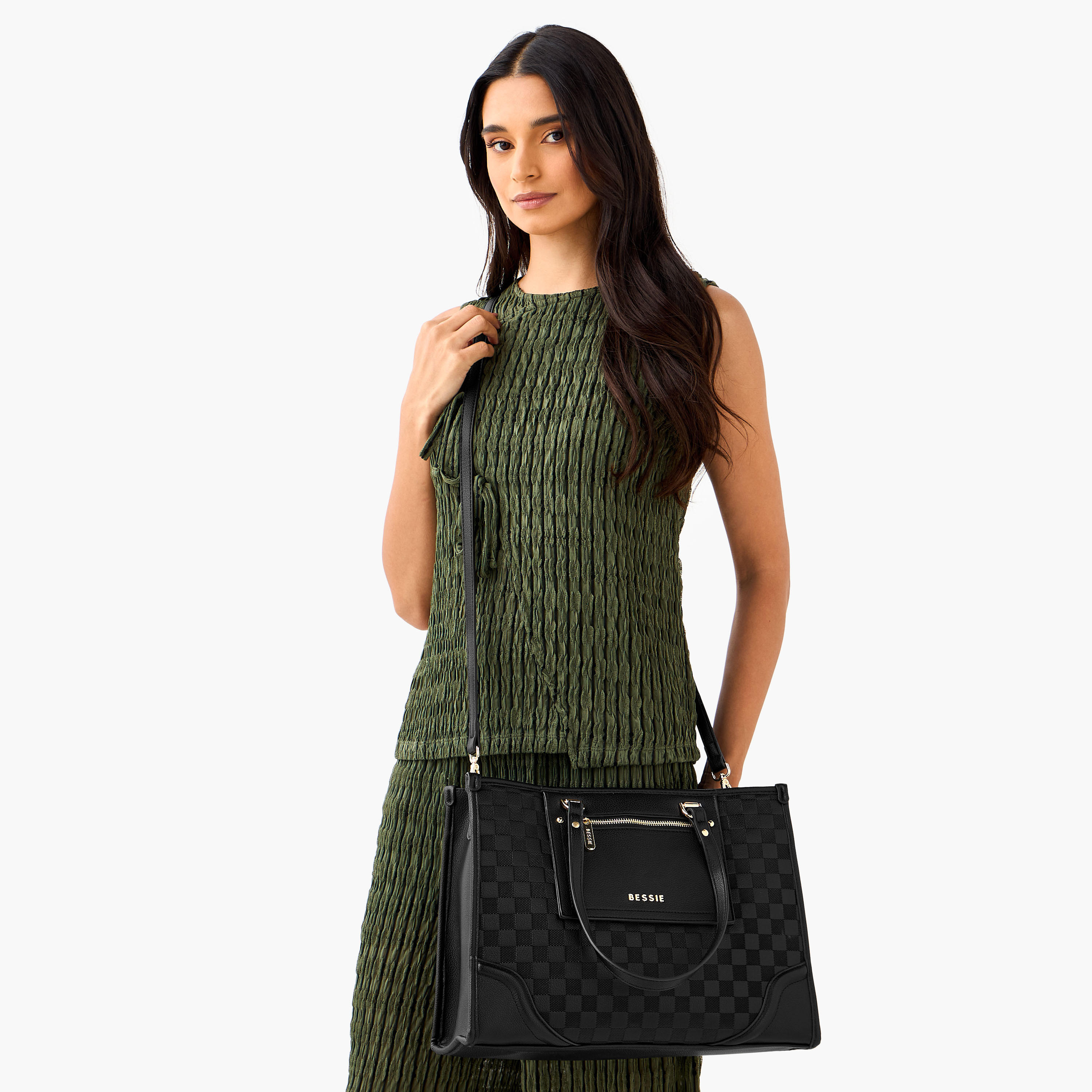 شنطة توتي منقوشة بحزام قابل للفصل من بيسي لندن-women-bagsandwallets-handbags-image-2