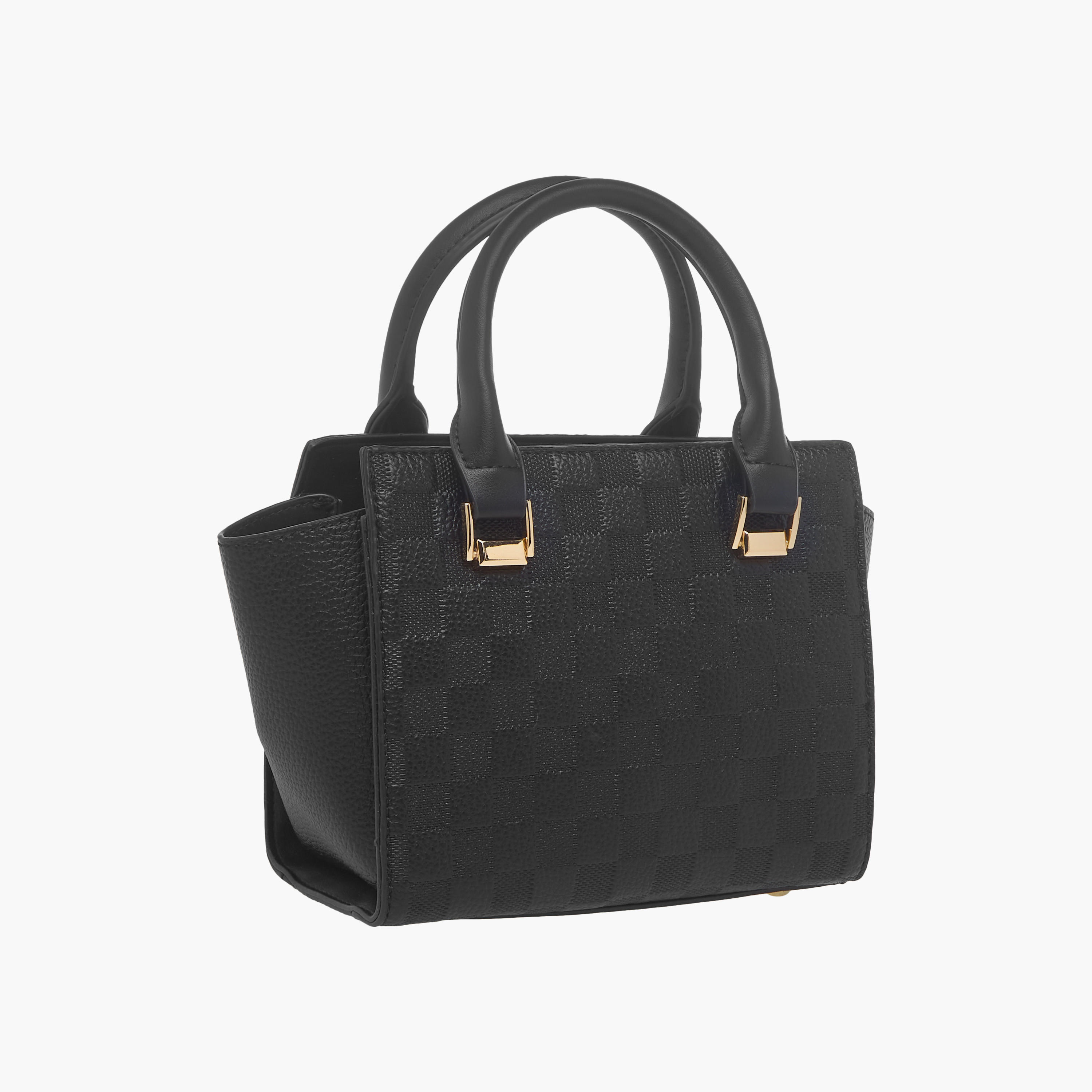 Bessie London Textured Tote Bag with Double Handles-women-bagsandwallets-handbags-image-4