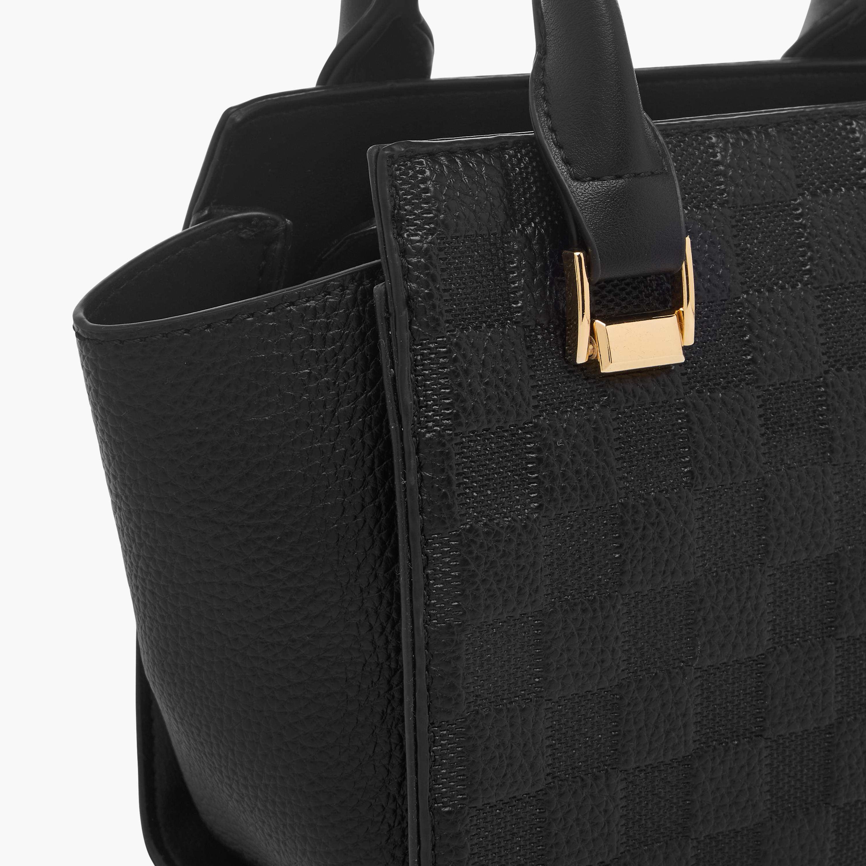 Bessie London Textured Tote Bag with Double Handles-women-bagsandwallets-handbags-image-6