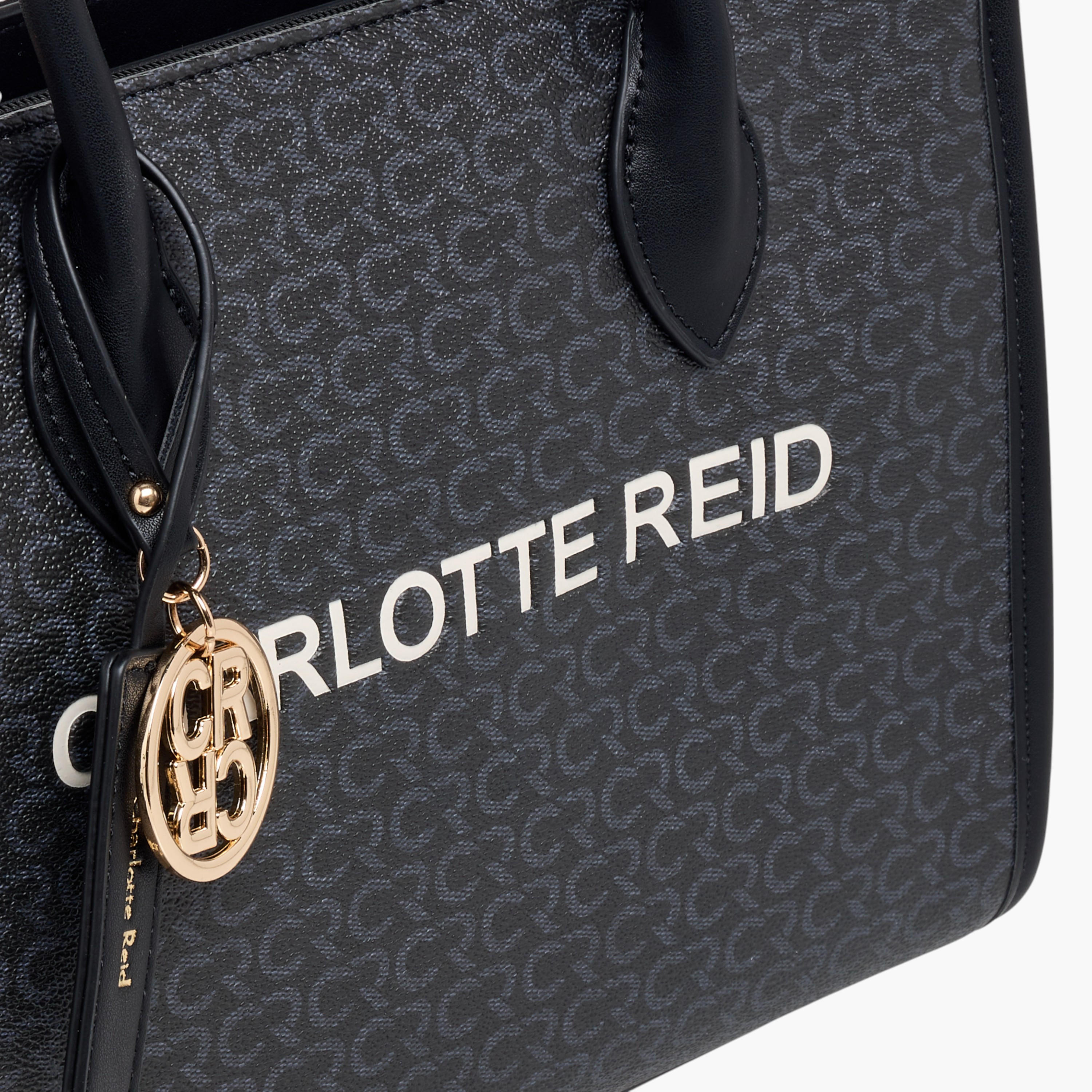 Charlotte Reid Monogram Print Tote Bag with Detachable Strap-women-bagsandwallets-handbags-image-5