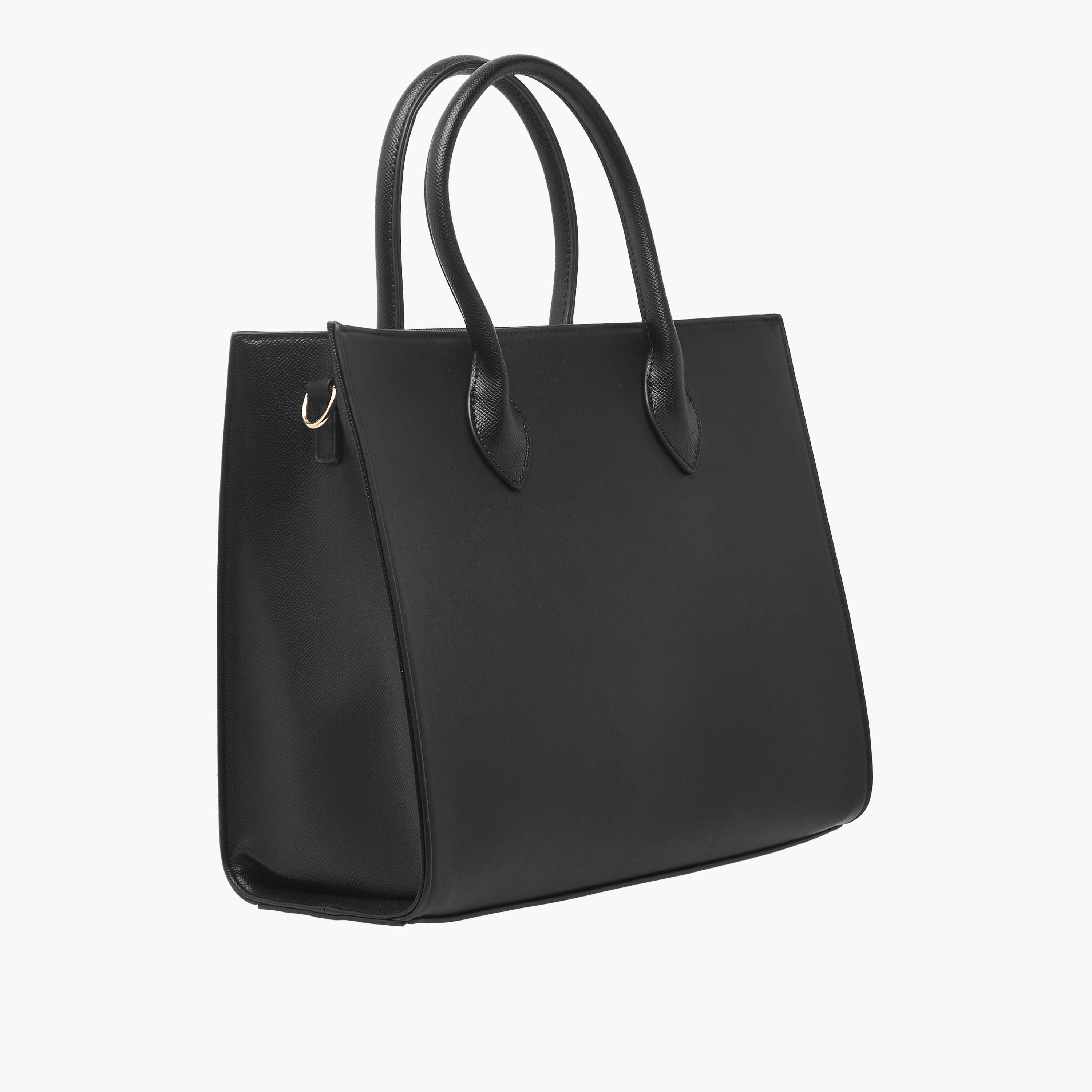 Charlotte Reid Textured Tote Bag with Chain Charm-women-bagsandwallets-handbags-image-3