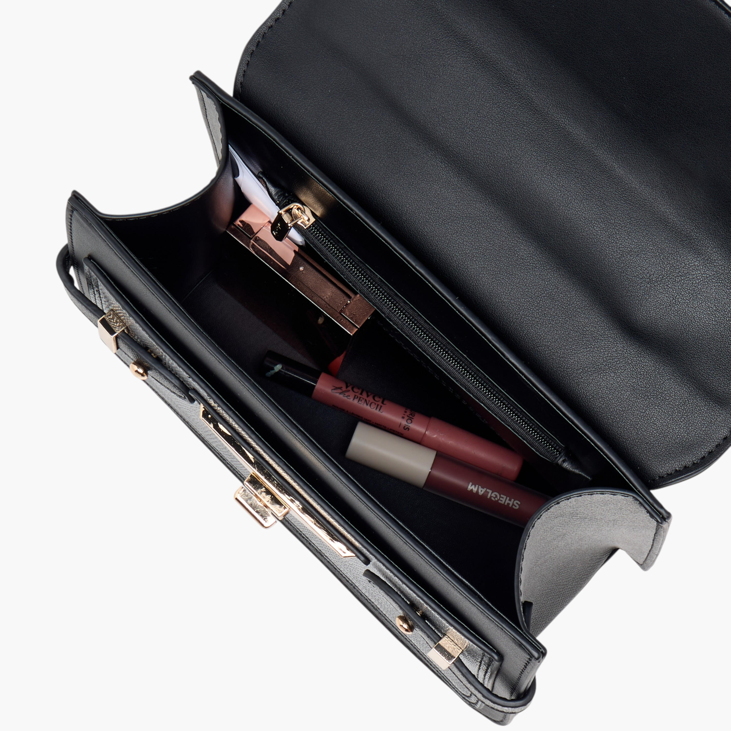 Charlotte Reid Solid Crossbody Bag with Detachable Strap and Twist Lock Closure-women-bagsandwallets-handbags-image-9