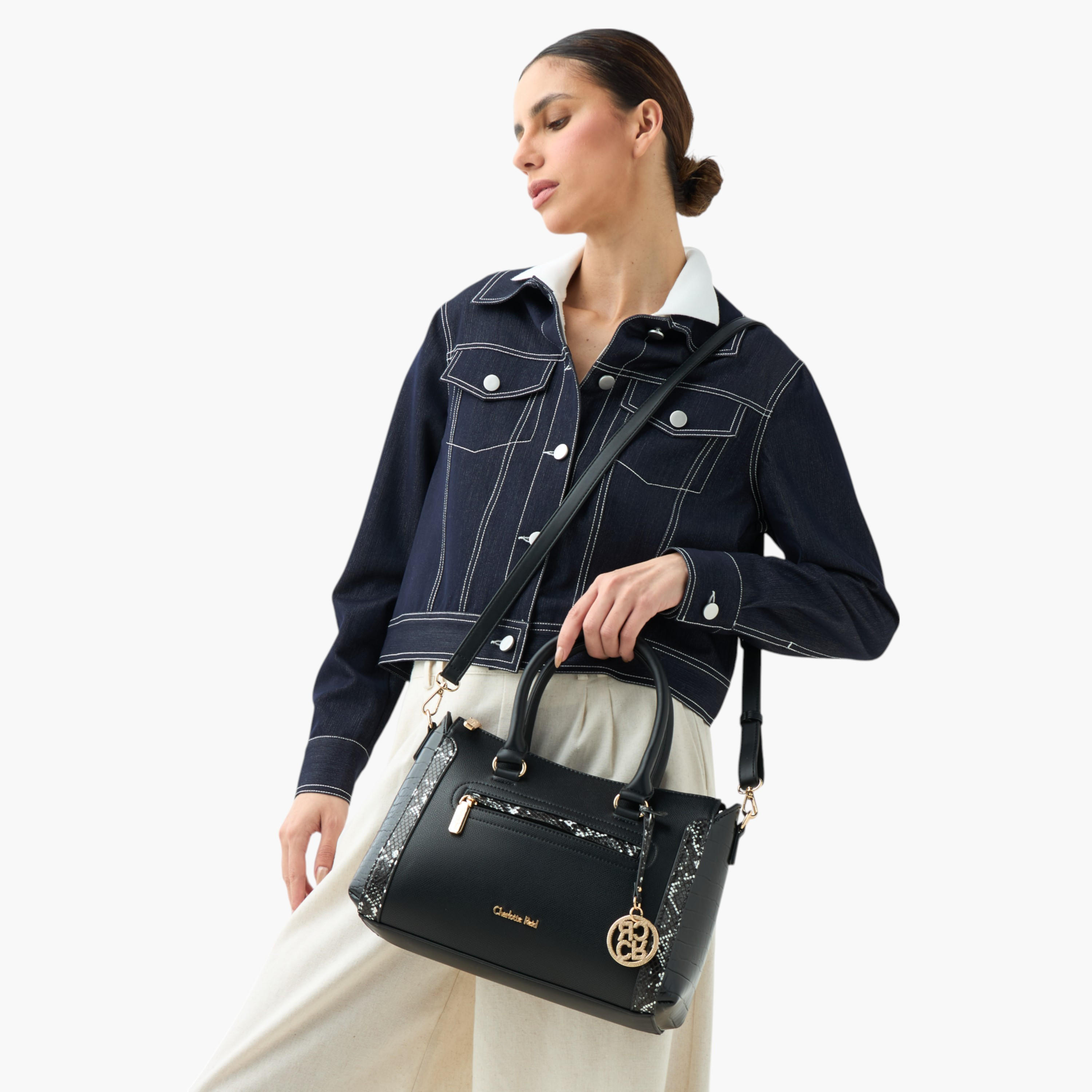 شنطة توتي بحزام قابل للفصل وسحاب إغلاق وطبعات من شارلوت ريد-women-bagsandwallets-handbags-image-8