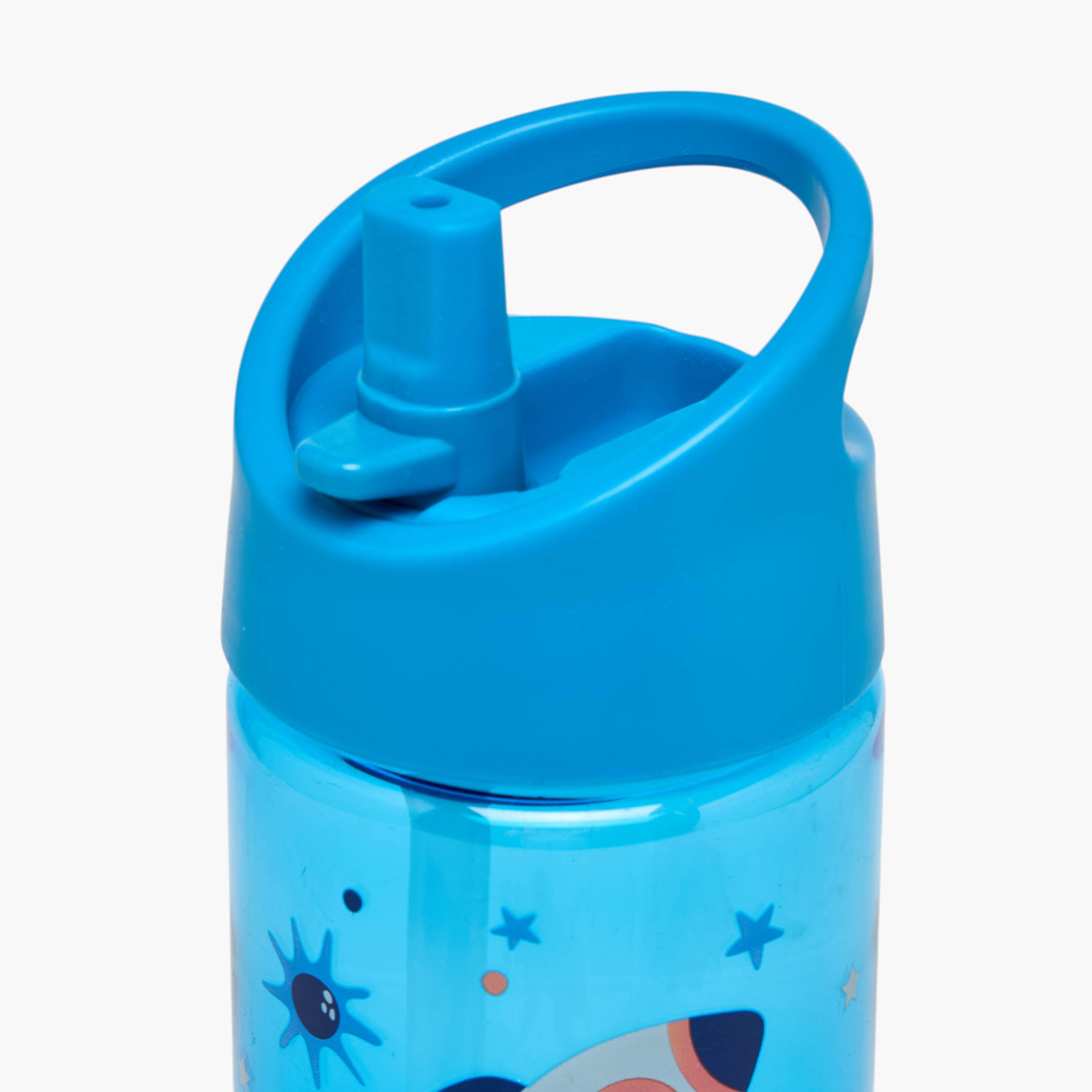 Space Print Sipper Water Bottle - 420 ml-school-waterbottles-image-4