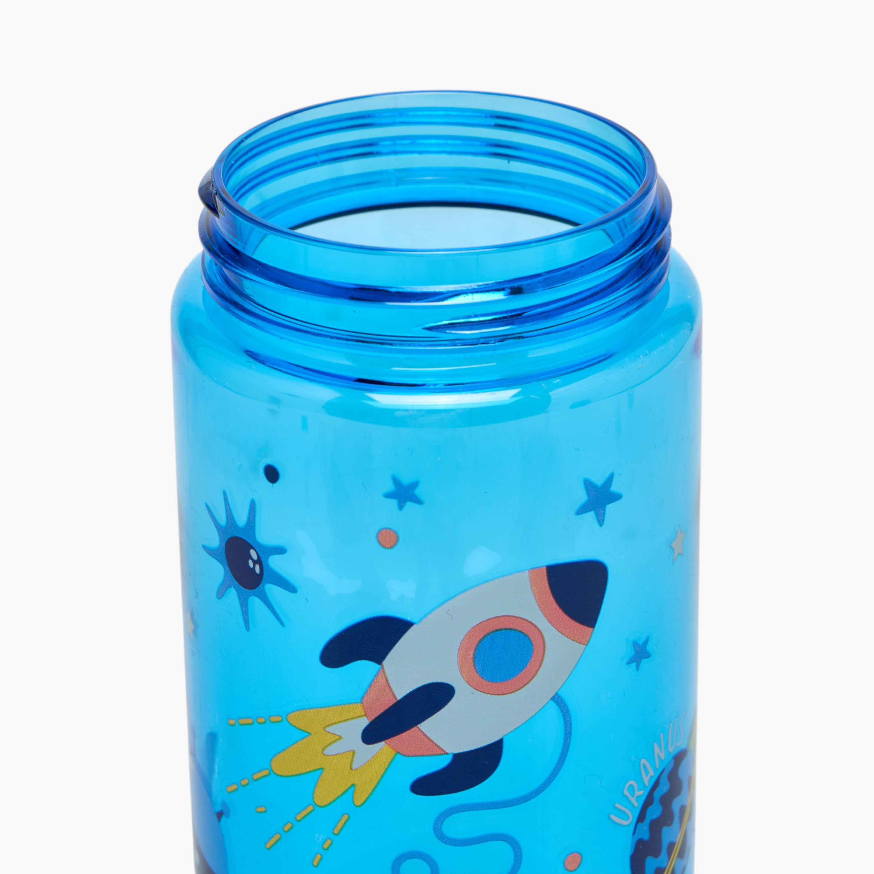Space Print Sipper Water Bottle - 420 ml-school-waterbottles-image-5