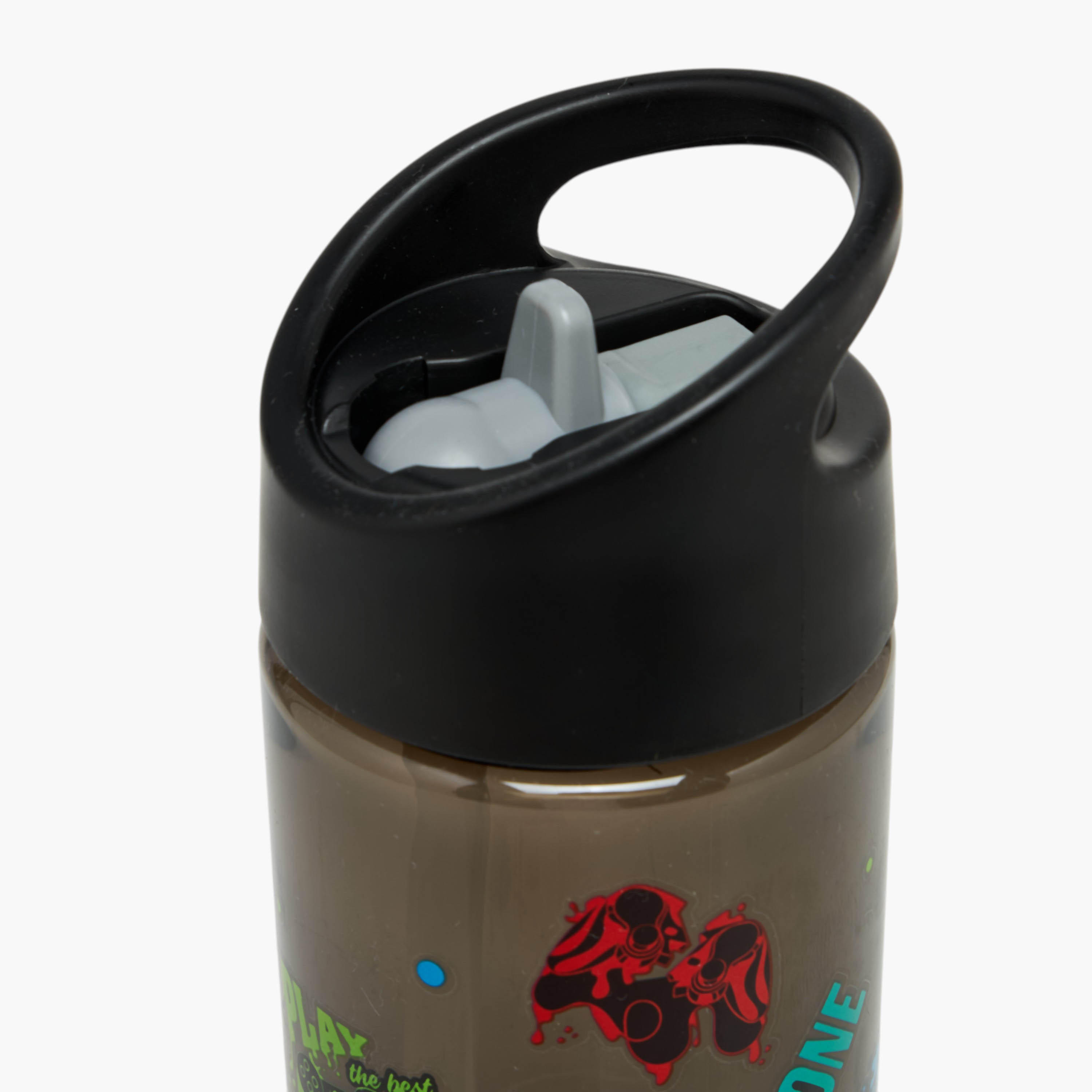 Gaming Print Sipper Water Bottle - 420 ml-school-waterbottles-image-3