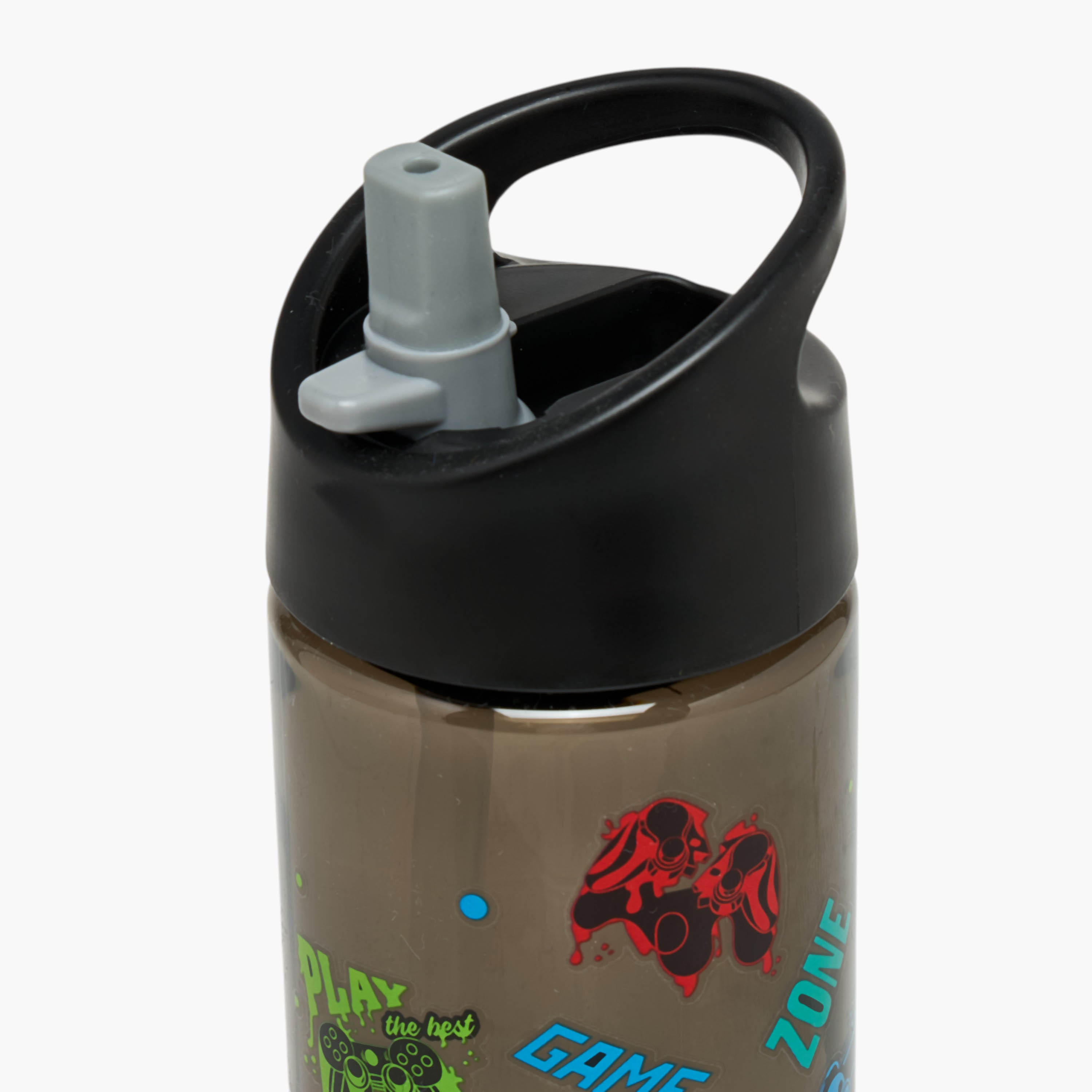 Gaming Print Sipper Water Bottle - 420 ml-school-waterbottles-image-4