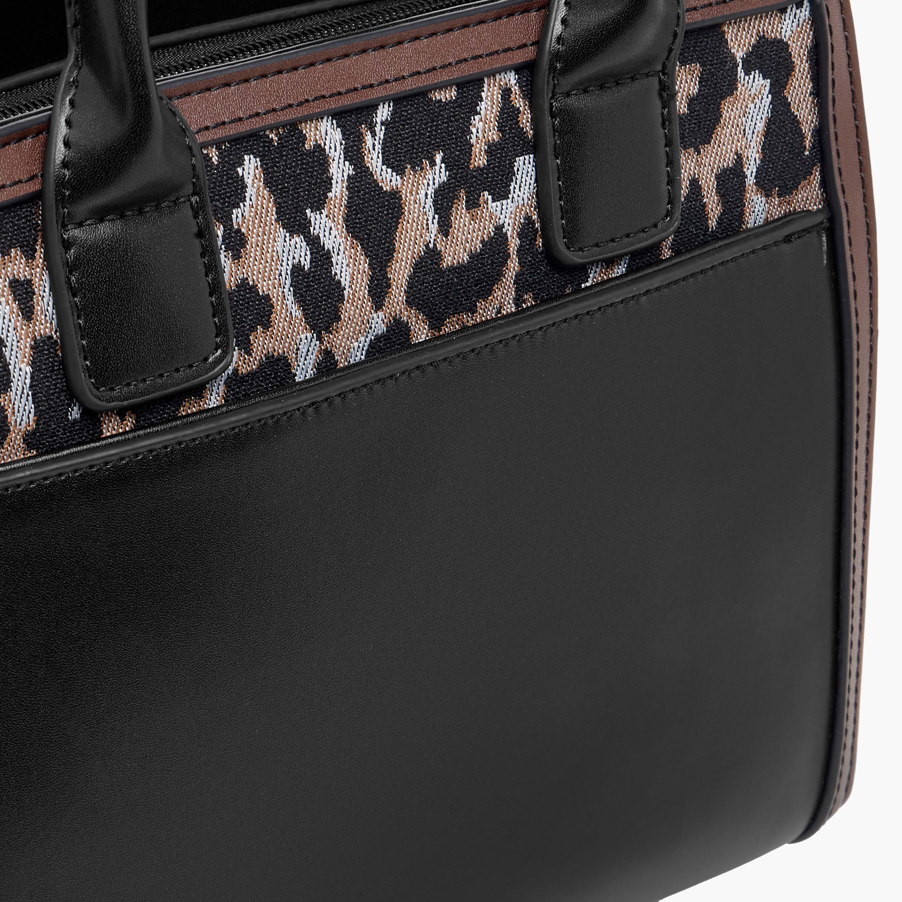 شنطة توتي بألواح وحزام قابل للفصل وسحاب إغلاق من ساشا-women-bagsandwallets-handbags-image-5