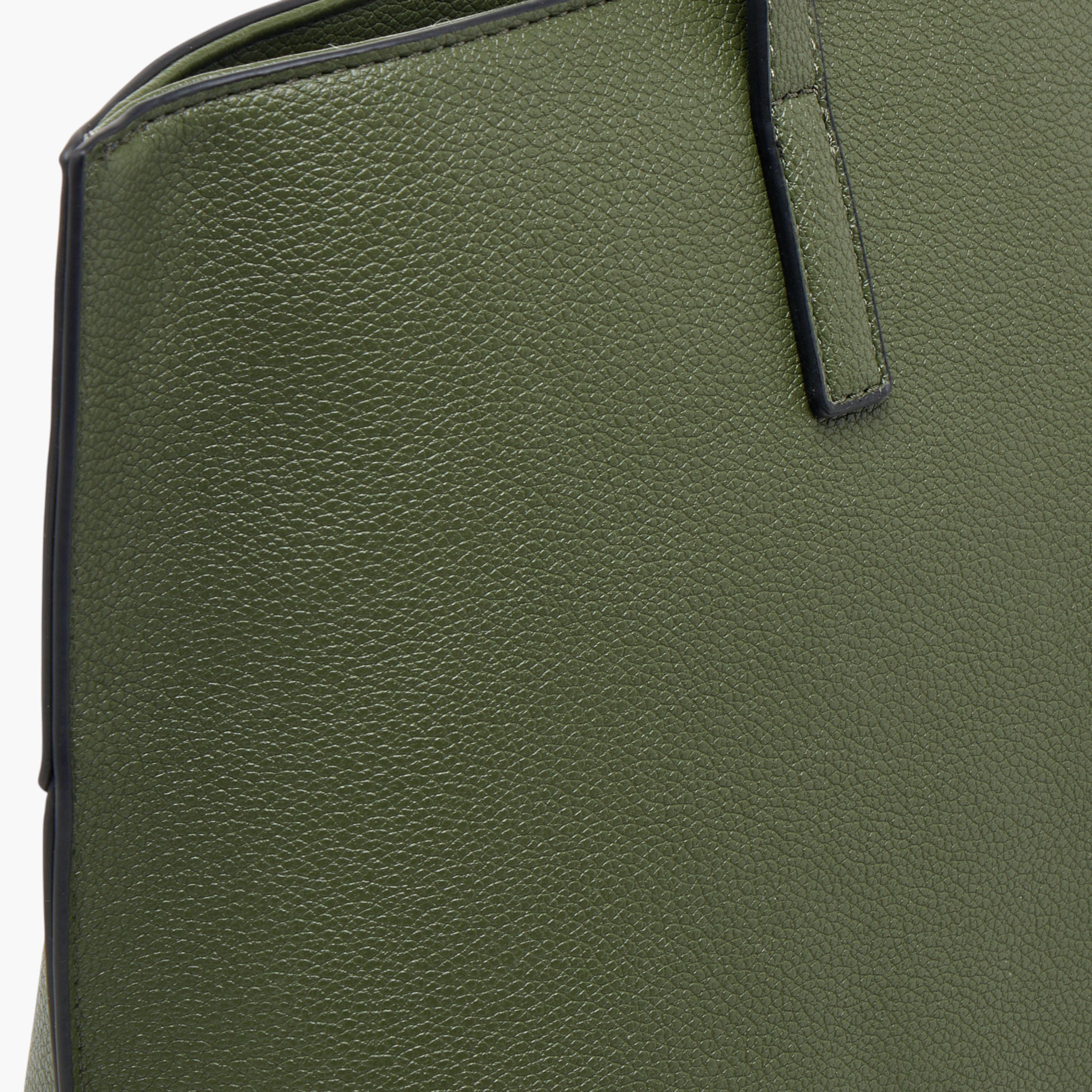 Sasha Solid Tote Bag with Double Handle and Pouch-women-bagsandwallets-handbags-image-6