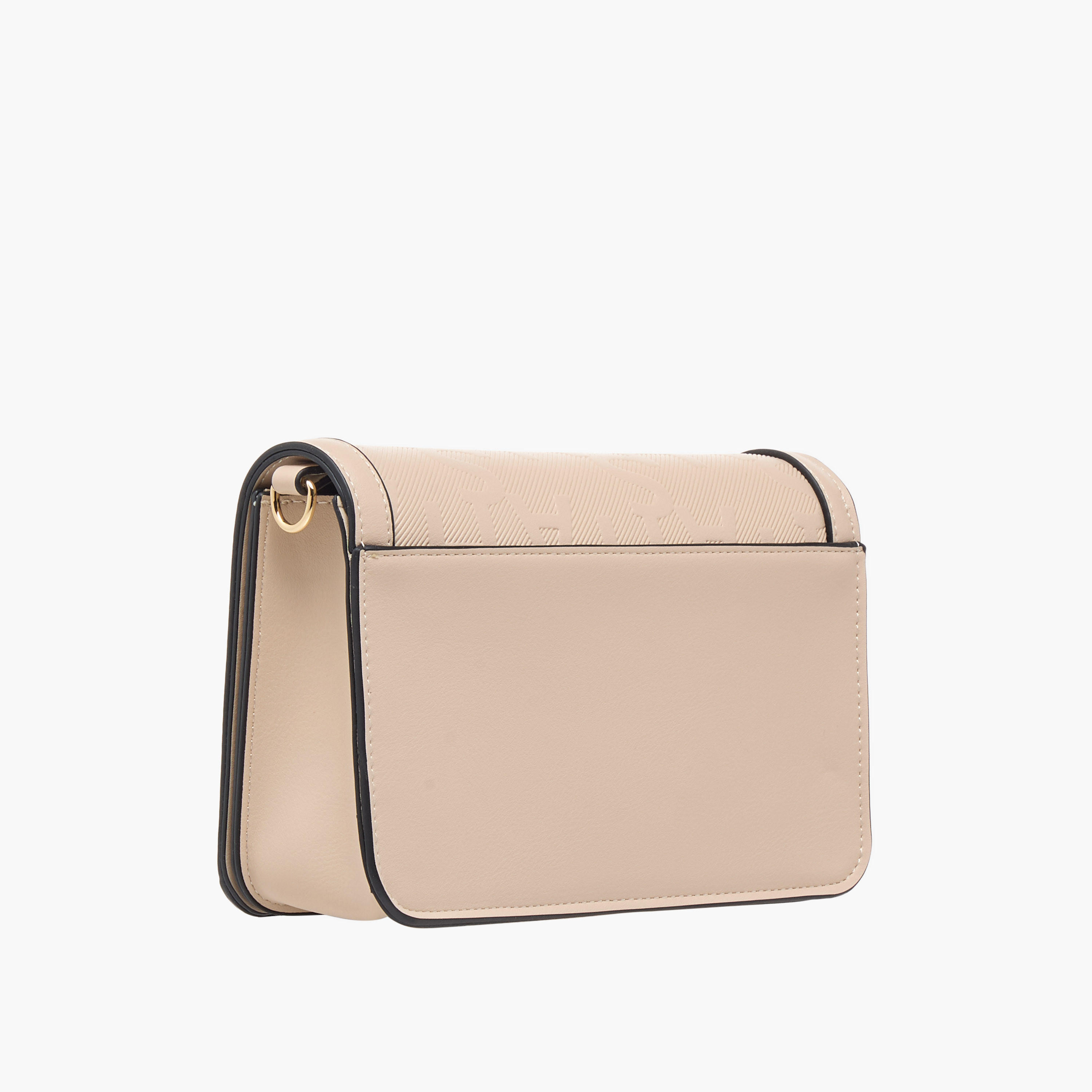 شنطة كروس بودي منقوشة بحزام سللسة وزر إغلاق من ساشا-women-bagsandwallets-handbags-image-4