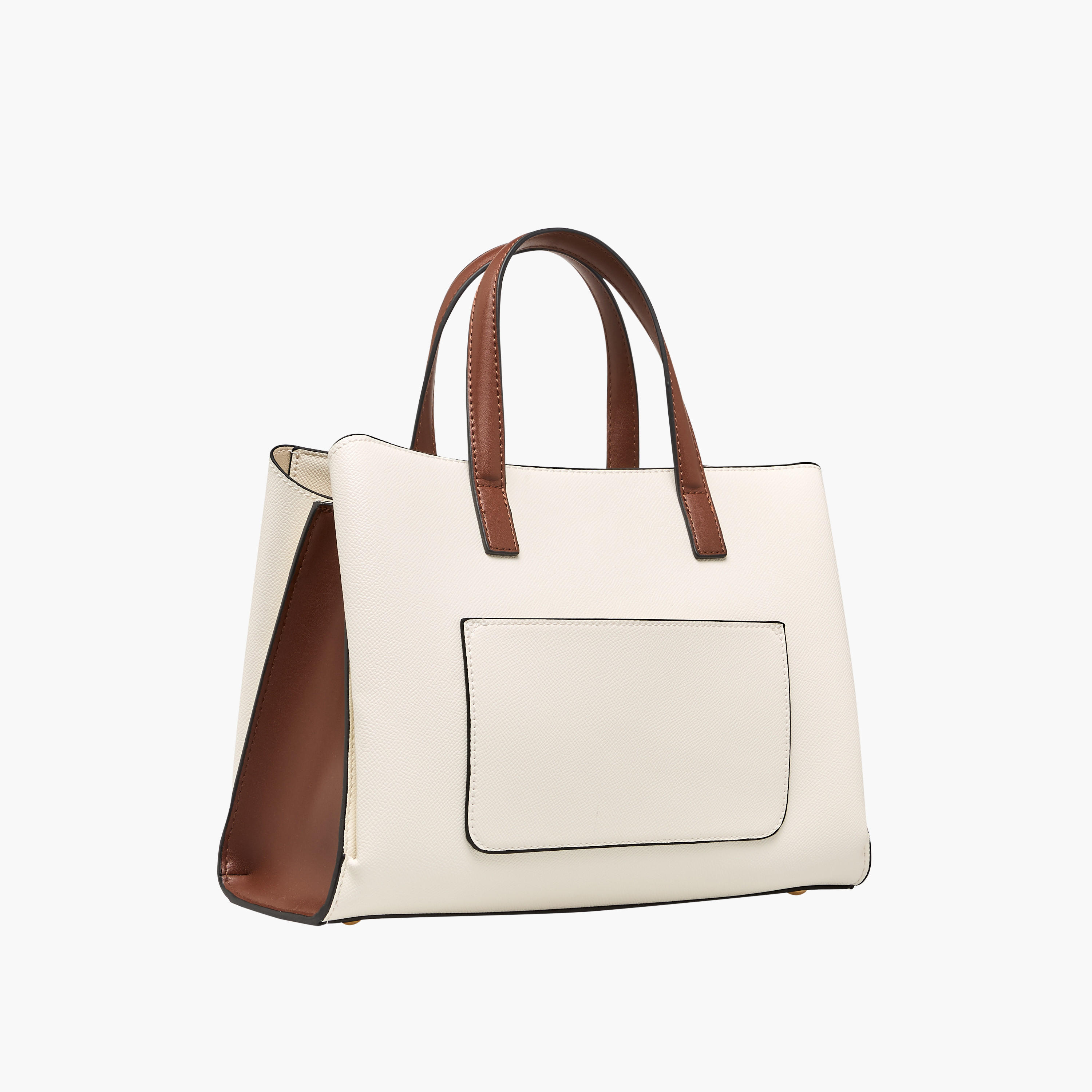 شنطة توتي سادة بمقابض مزدوجة وحزام قابل للفصل من ساشا-women-bagsandwallets-handbags-image-4