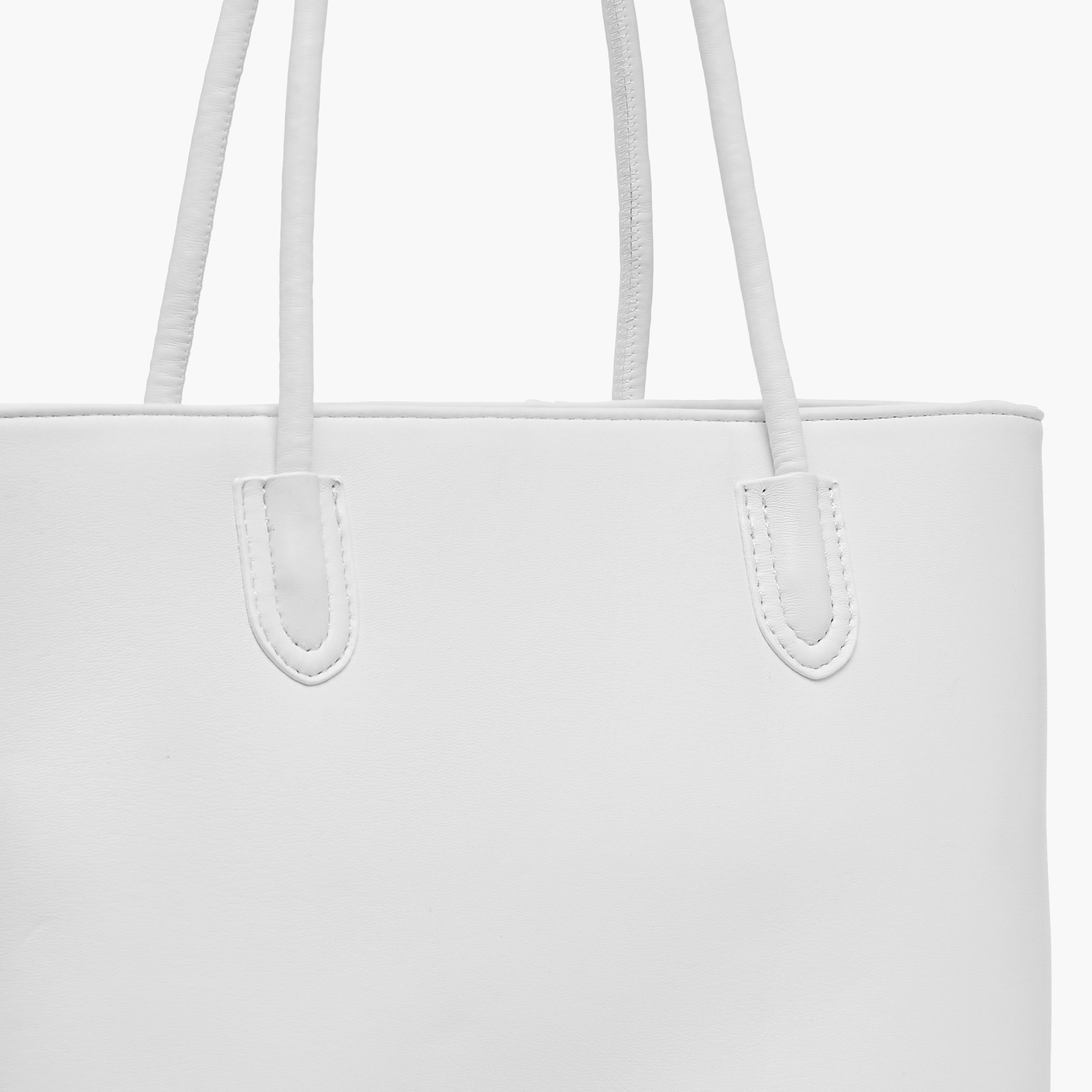 شنطة توت مبطنة بمقبض مزدوح وسحاب إغلاق من أدور-women-bagsandwallets-handbags-image-5