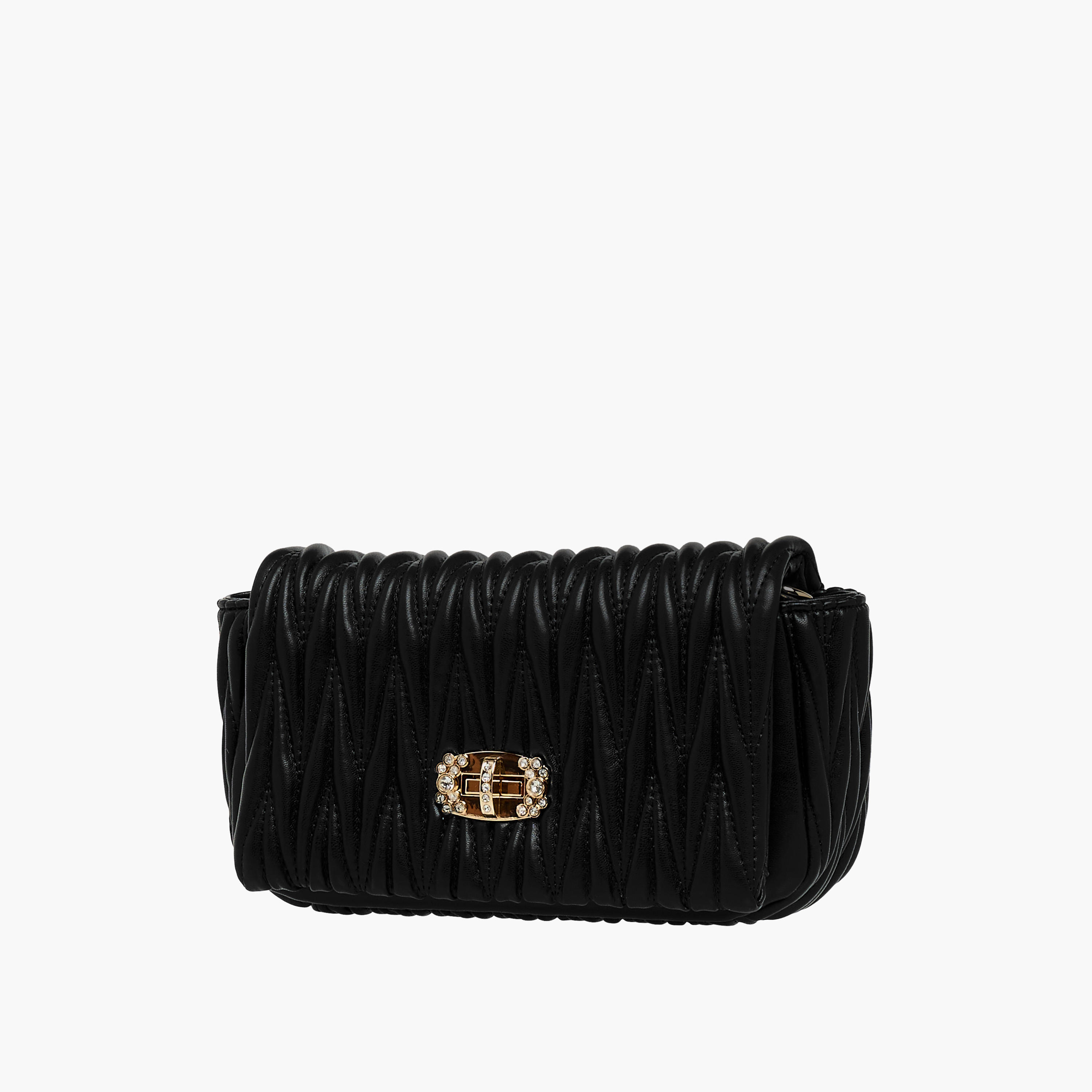 Adore Quilted Crossbody Bag with Twist Lock Closure and Adjustable Strap-women-bagsandwallets-handbags-image-4