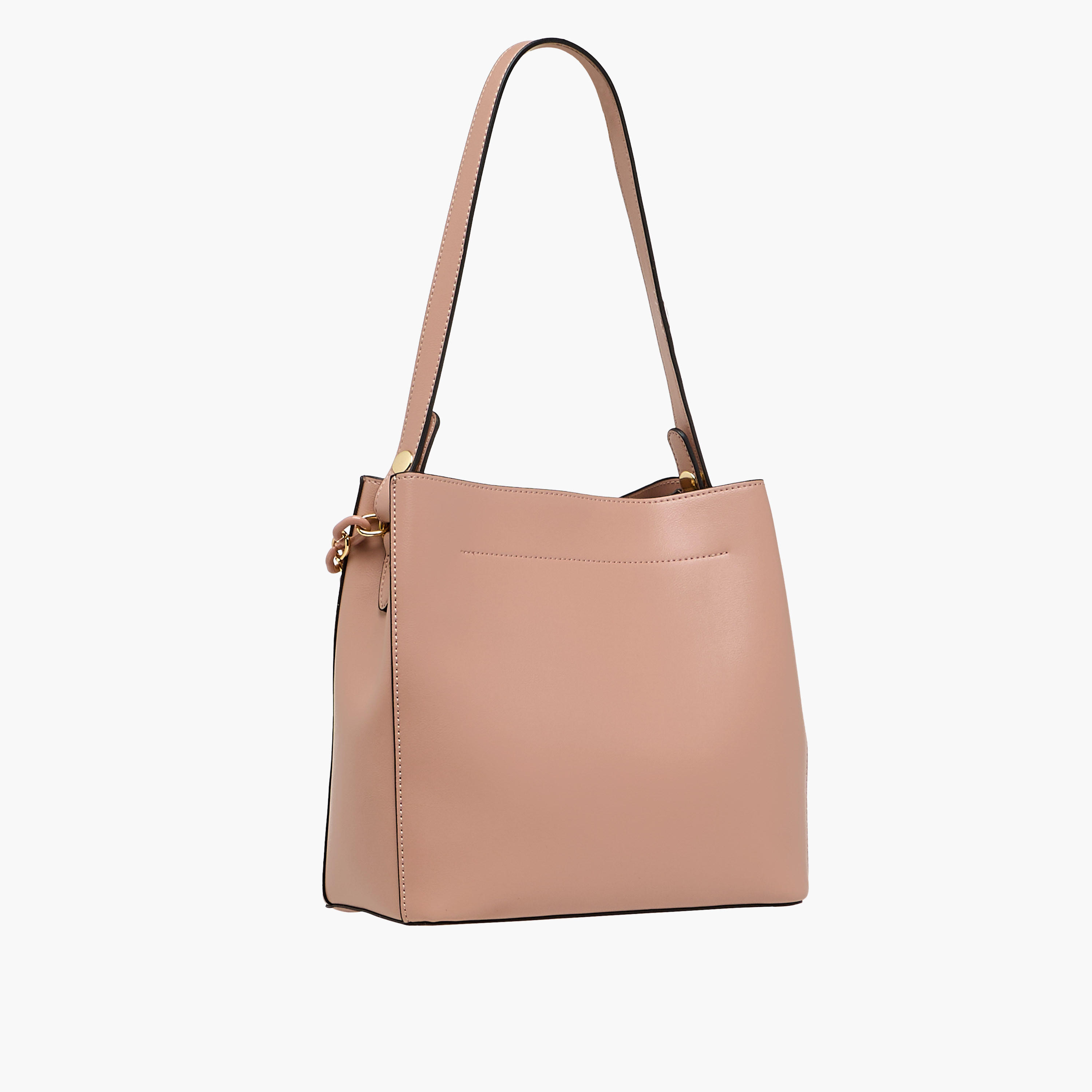 Adore Chain Accent Tote Bag with Double Handle and Zip Closure-women-bagsandwallets-handbags-image-7