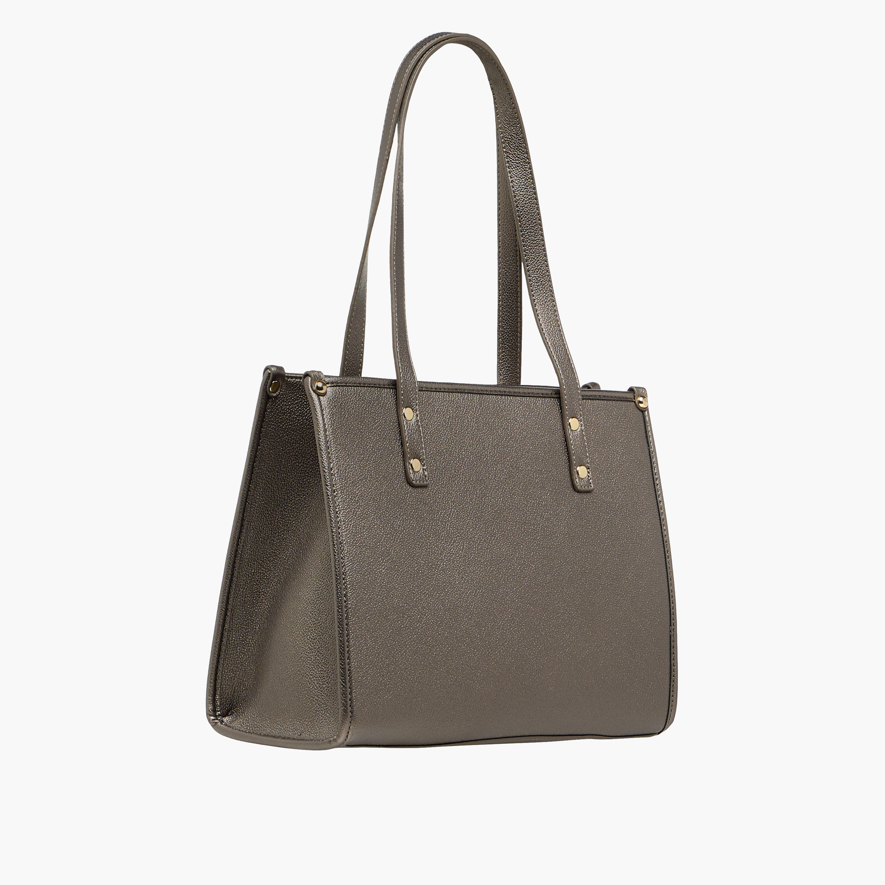 Adore Colourblock Tote Bag with Chain Detailing and Double Handles-women-bagsandwallets-handbags-image-4