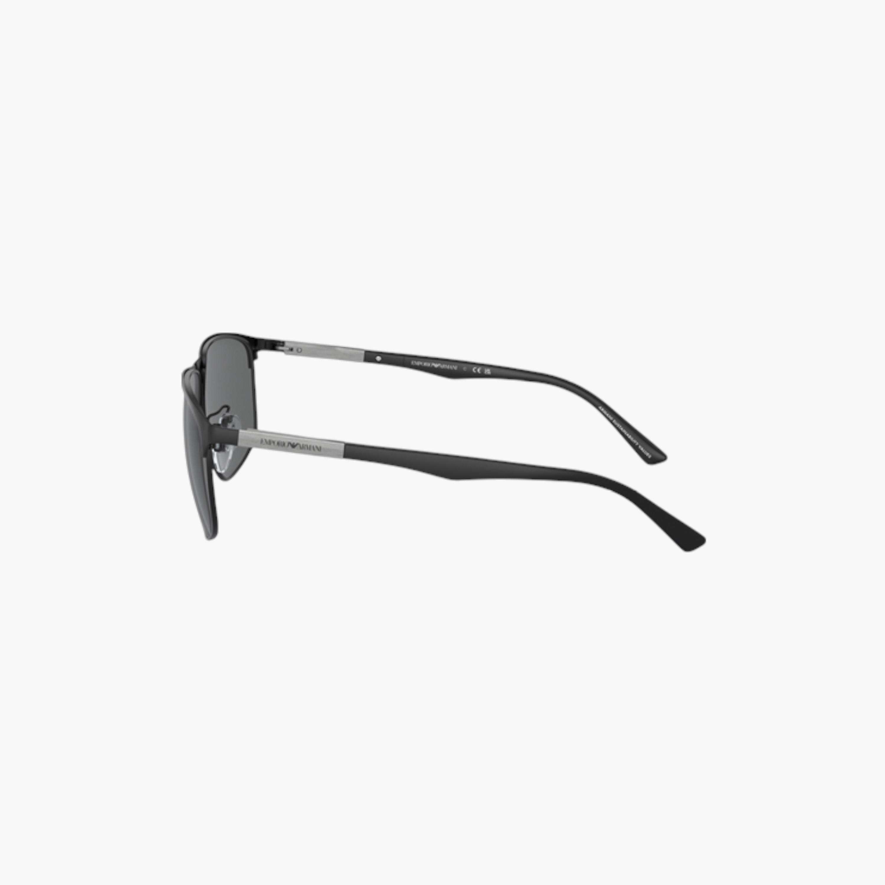 نظارة شمس بإطار كامل وعدسات ملونة ووسادات أنف من إمبوريو أرماني-men-sunglasses-image-2