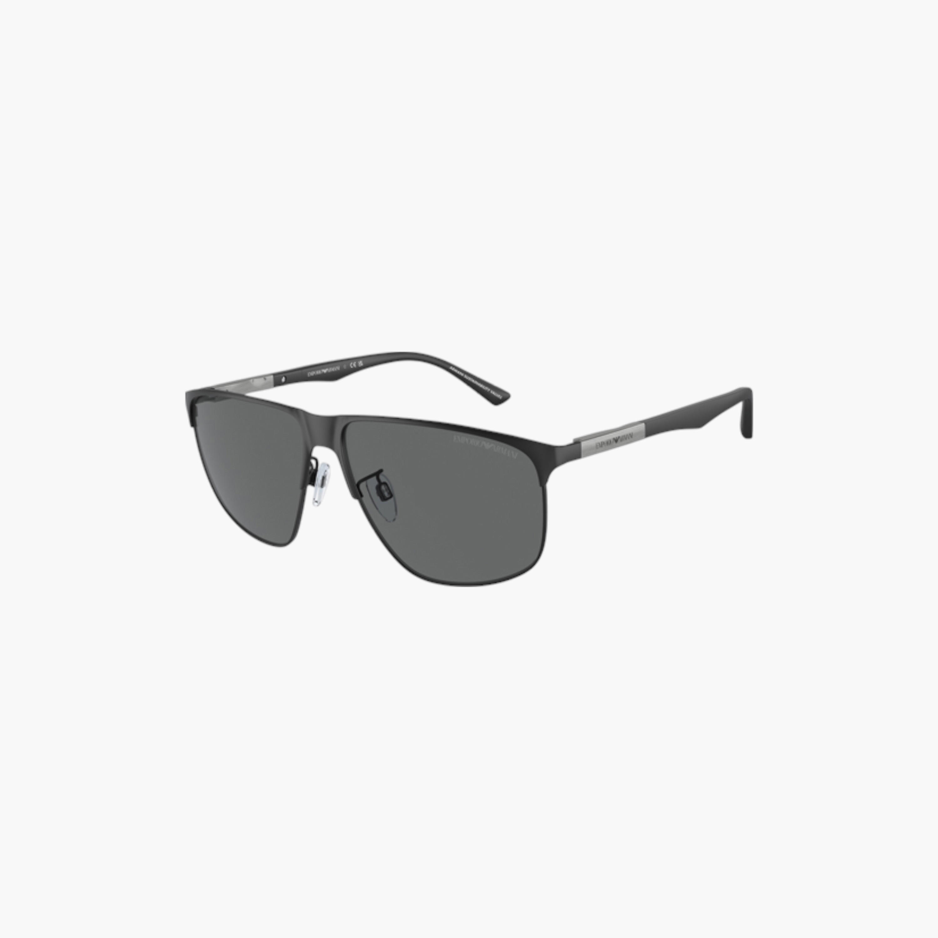 نظارة شمس بإطار كامل وعدسات ملونة ووسادات أنف من إمبوريو أرماني-men-sunglasses-image-5