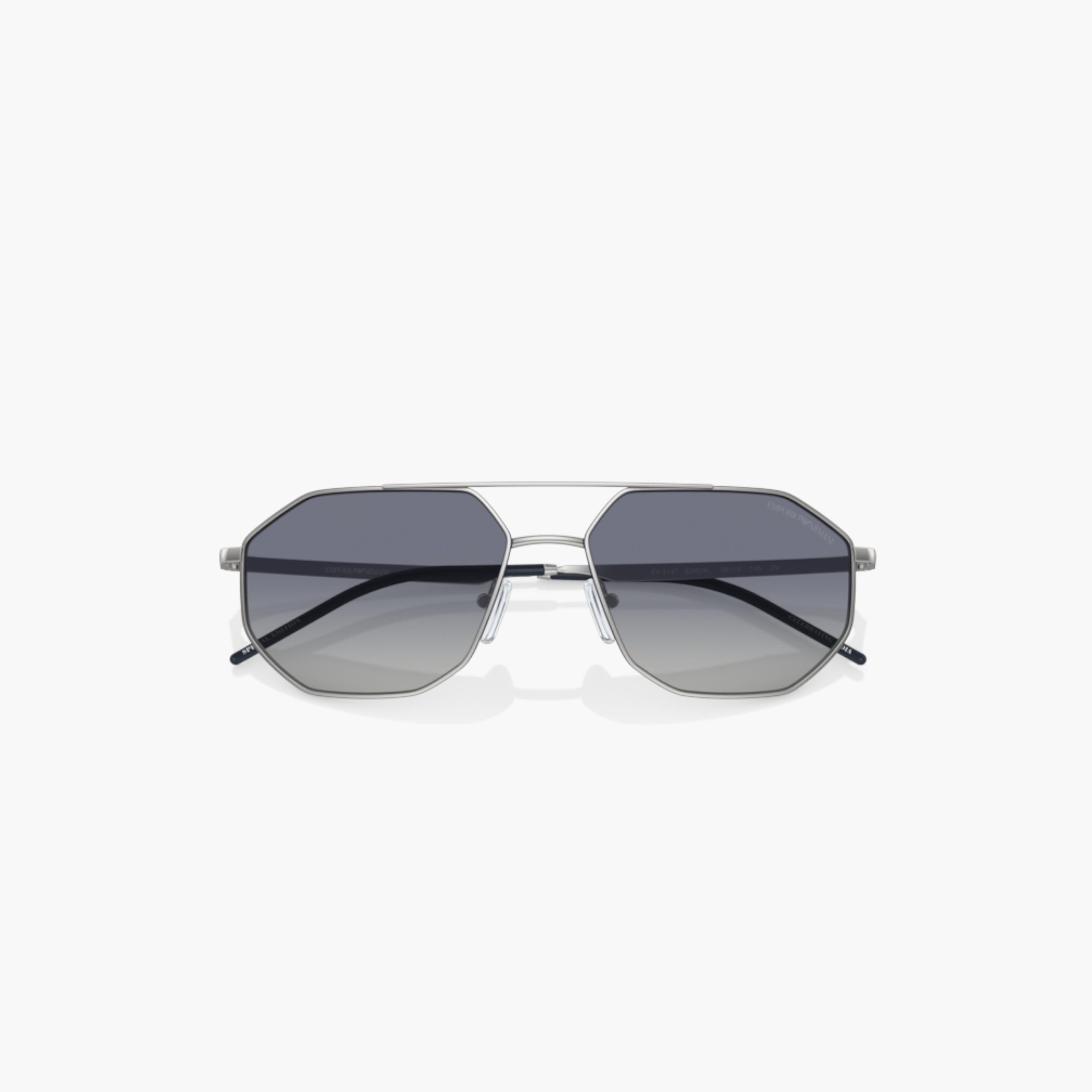 نظارة شمسية بإطار كامل وعدسات ملونة مع وسادات أنف من إمبوريو أرماني-men-sunglasses-image-6