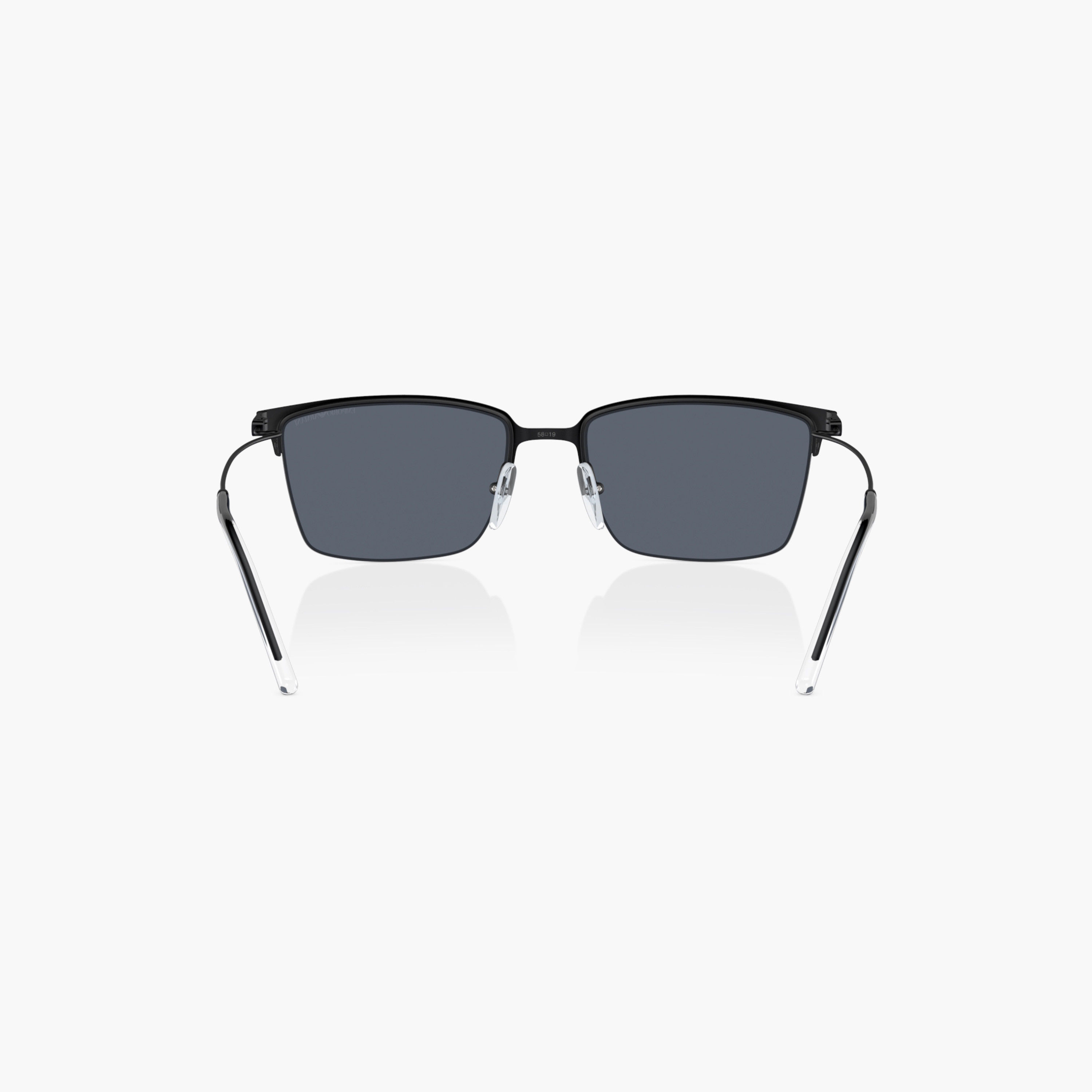 نظارة شمسية ويفارير بإطار كامل وعدسات ملونة مع وسادات أنف من إمبوريو أرماني-men-sunglasses-image-3