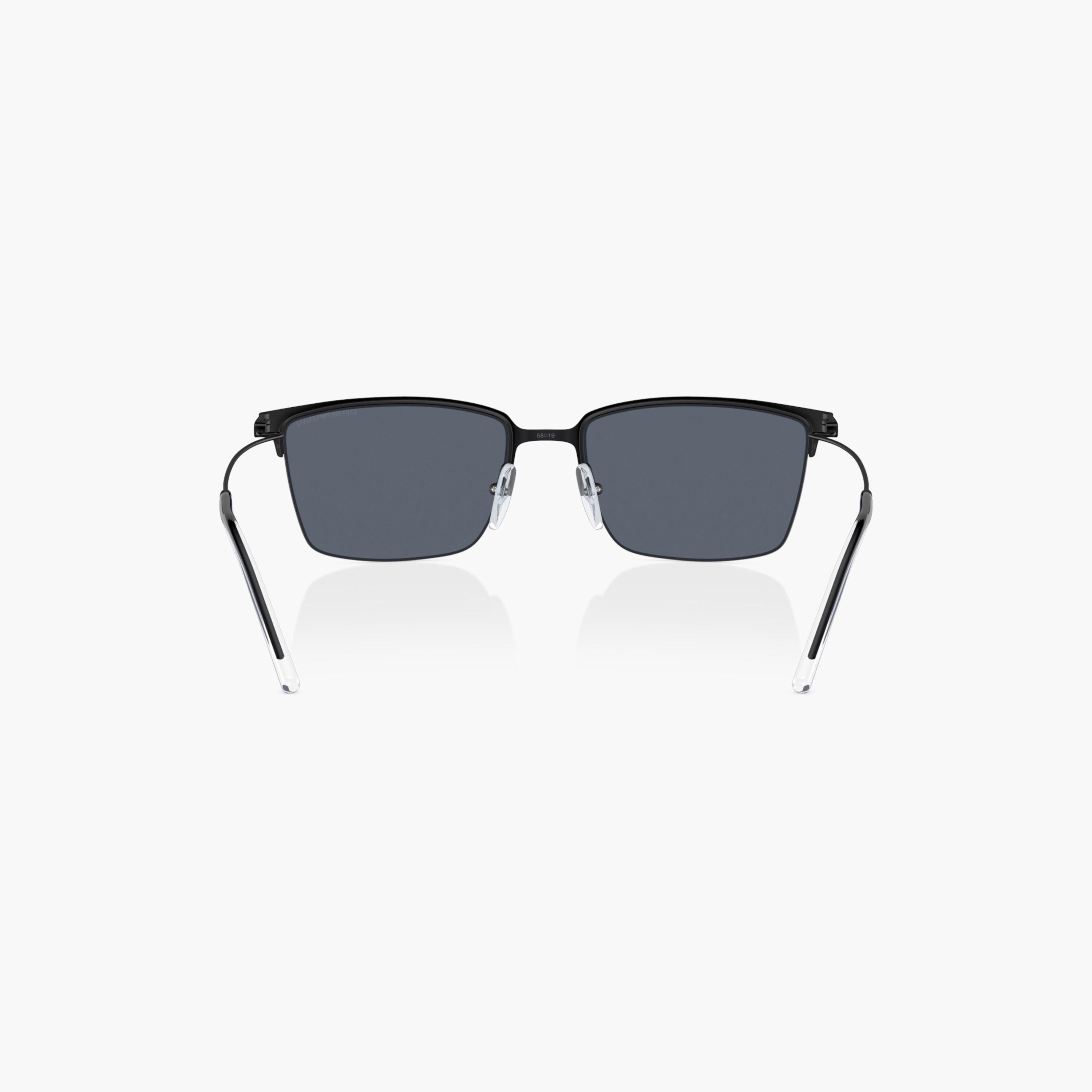 نظارة شمسية ويفارير بإطار كامل وعدسات ملونة مع وسادات أنف من إمبوريو أرماني-men-sunglasses-image-5