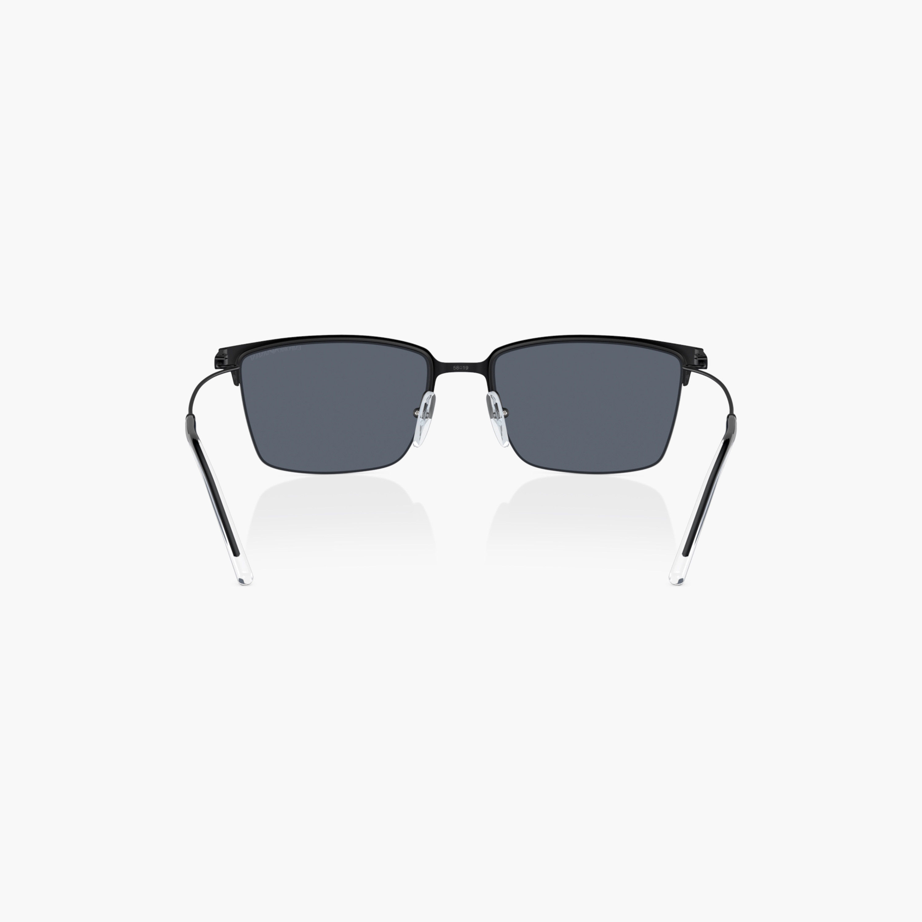 نظارة شمسية ويفارير بإطار كامل وعدسات ملونة مع وسادات أنف من إمبوريو أرماني-men-sunglasses-image-5