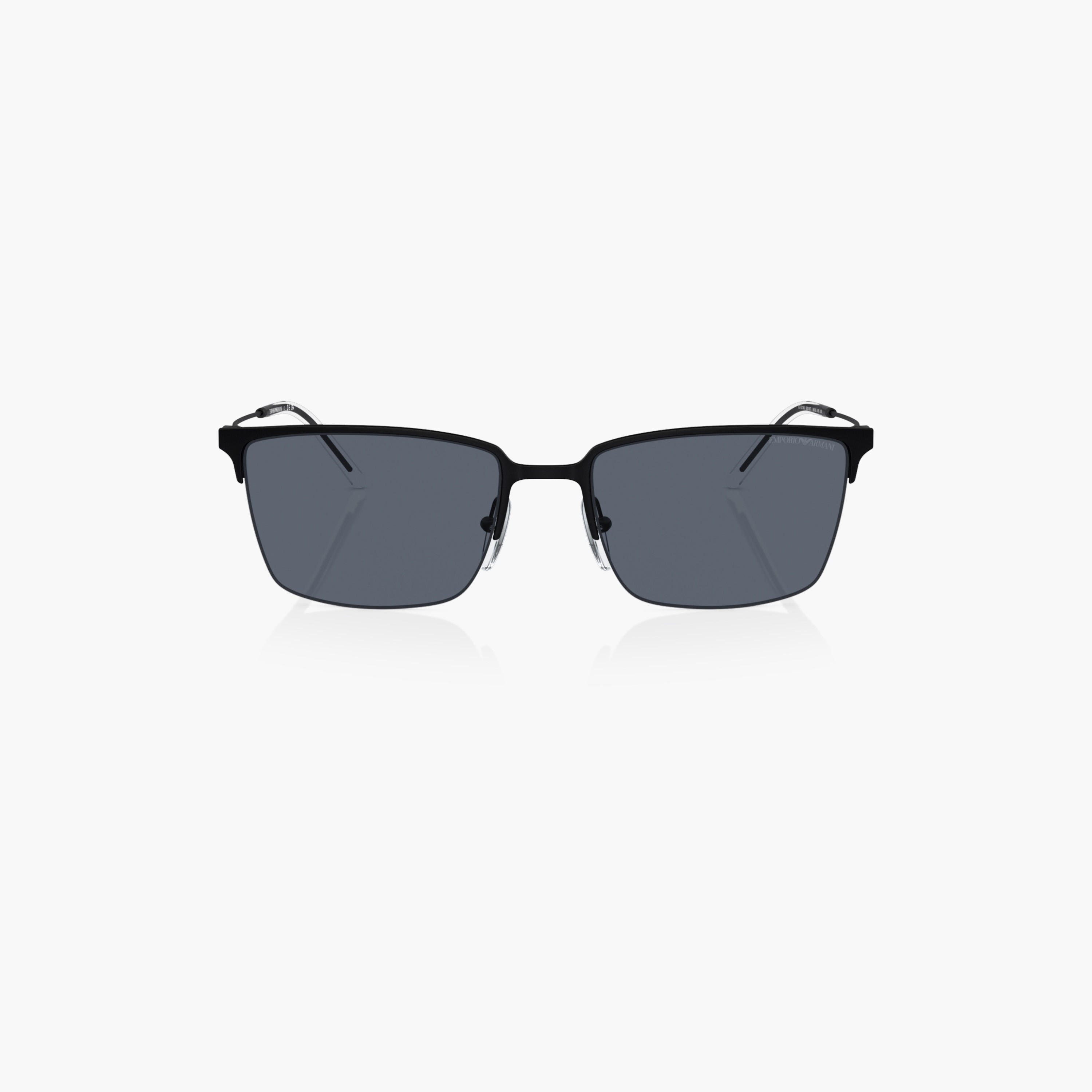 EMPORIO ARMANI Tinted Full Rim Wayfarer Sunglasses with Nose Pad-men-sunglasses-image-6