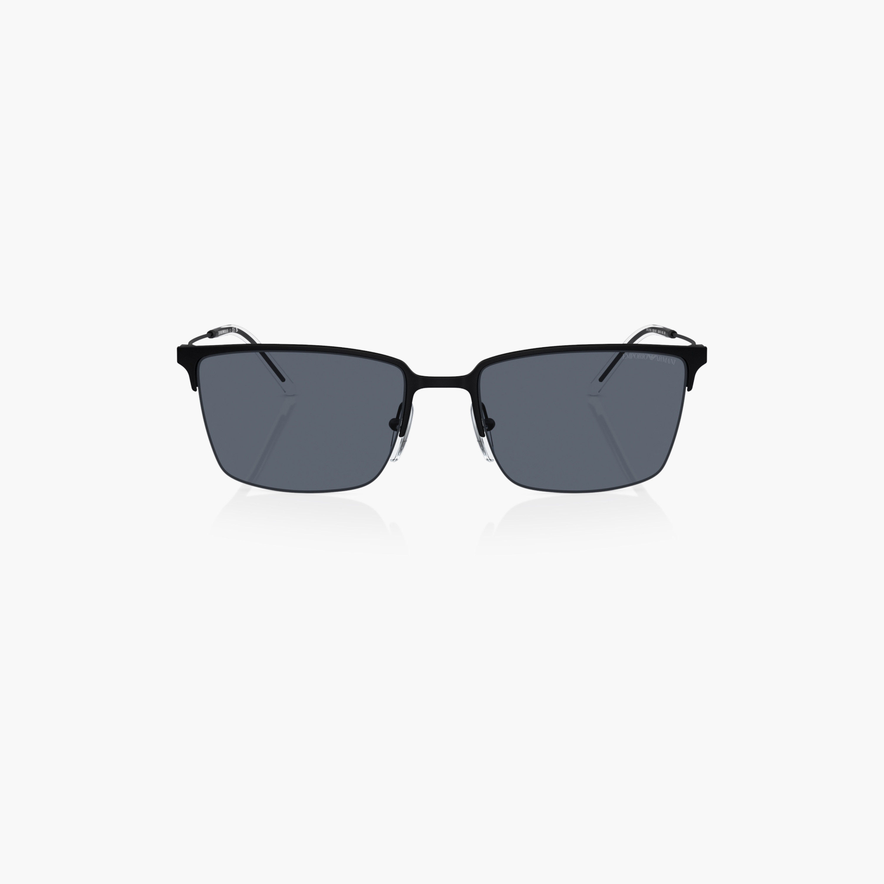 نظارة شمسية ويفارير بإطار كامل وعدسات ملونة مع وسادات أنف من إمبوريو أرماني-men-sunglasses-image-6