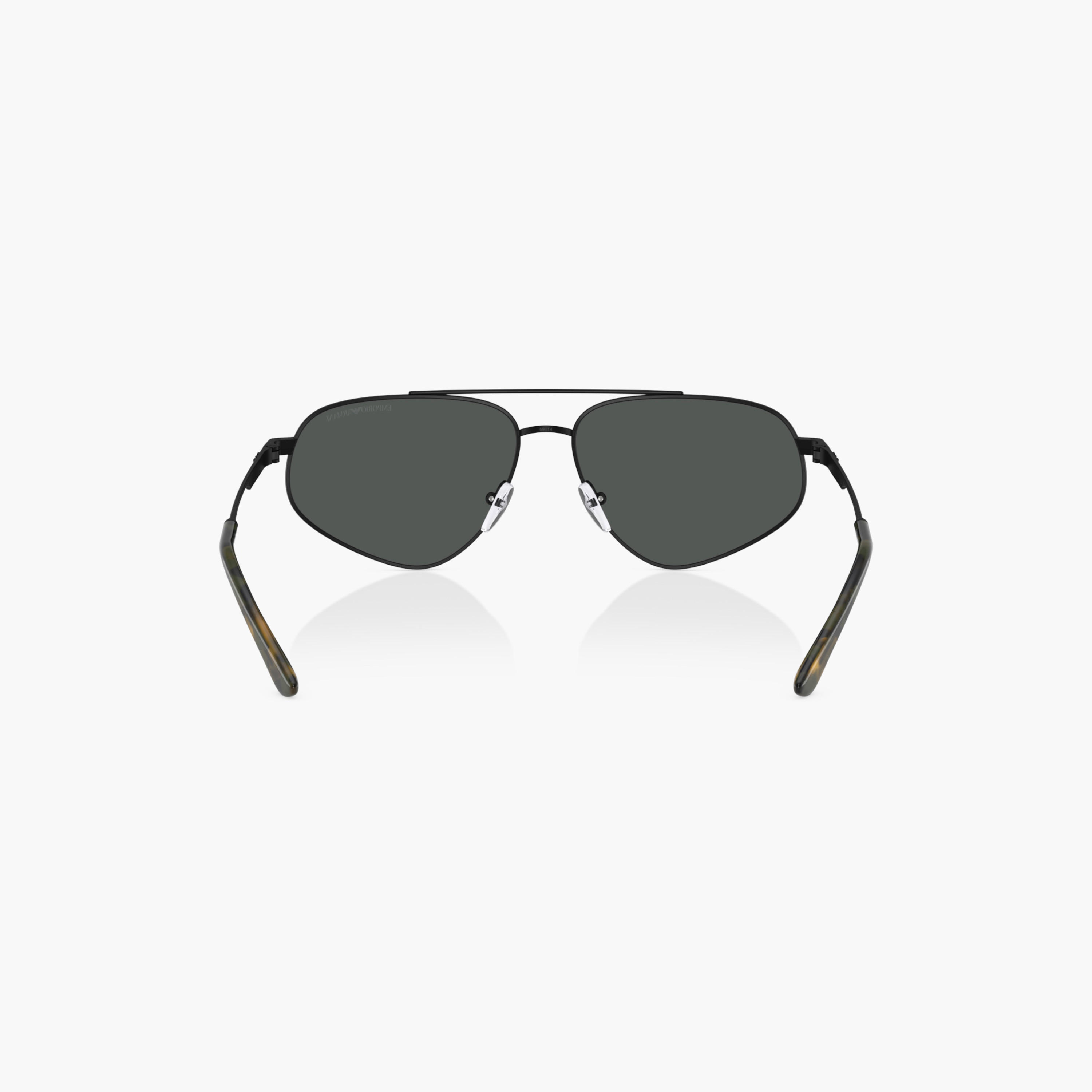EMPORIO ARMANI Tinted Full Rim Aviator Sunglasses with Nose Pad-men-sunglasses-image-3