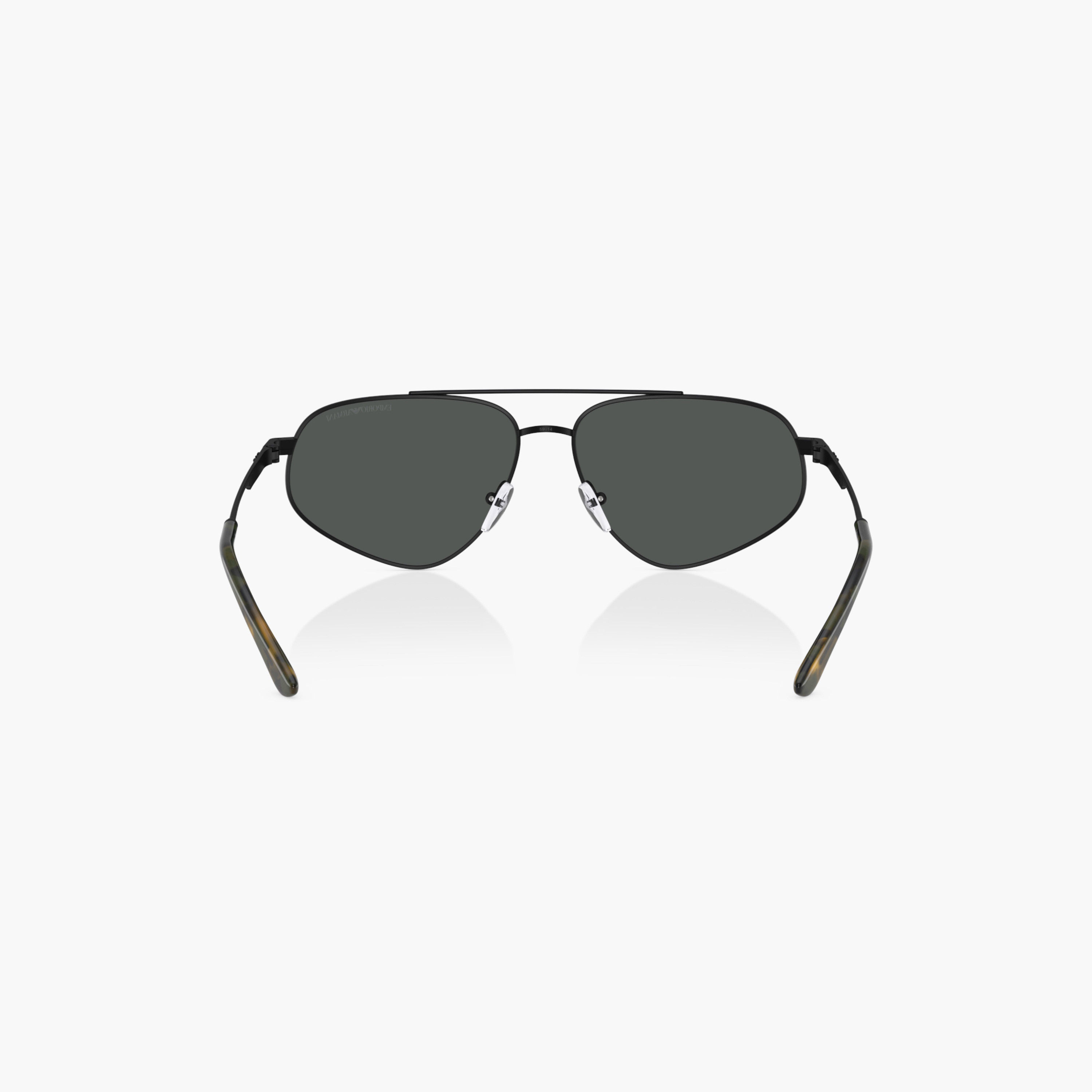 نظارة شمسية أفياتور ملونة بإطار كامل مع وسادات أنف من إمبوريو أرماني-men-sunglasses-image-3