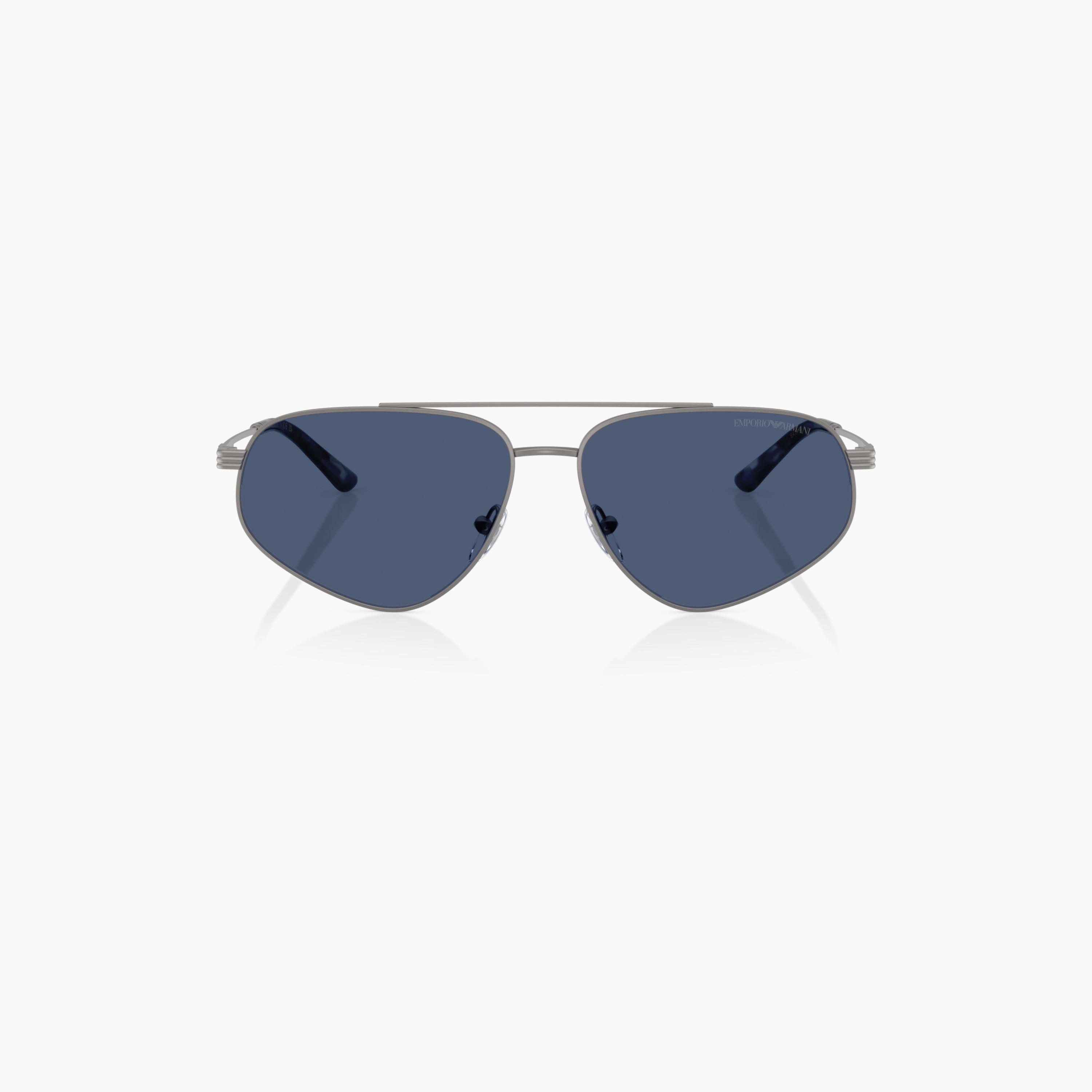 EMPORIO ARMANI Tinted Full Rim Aviator Sunglasses with Nose Pad-men-sunglasses-image-5