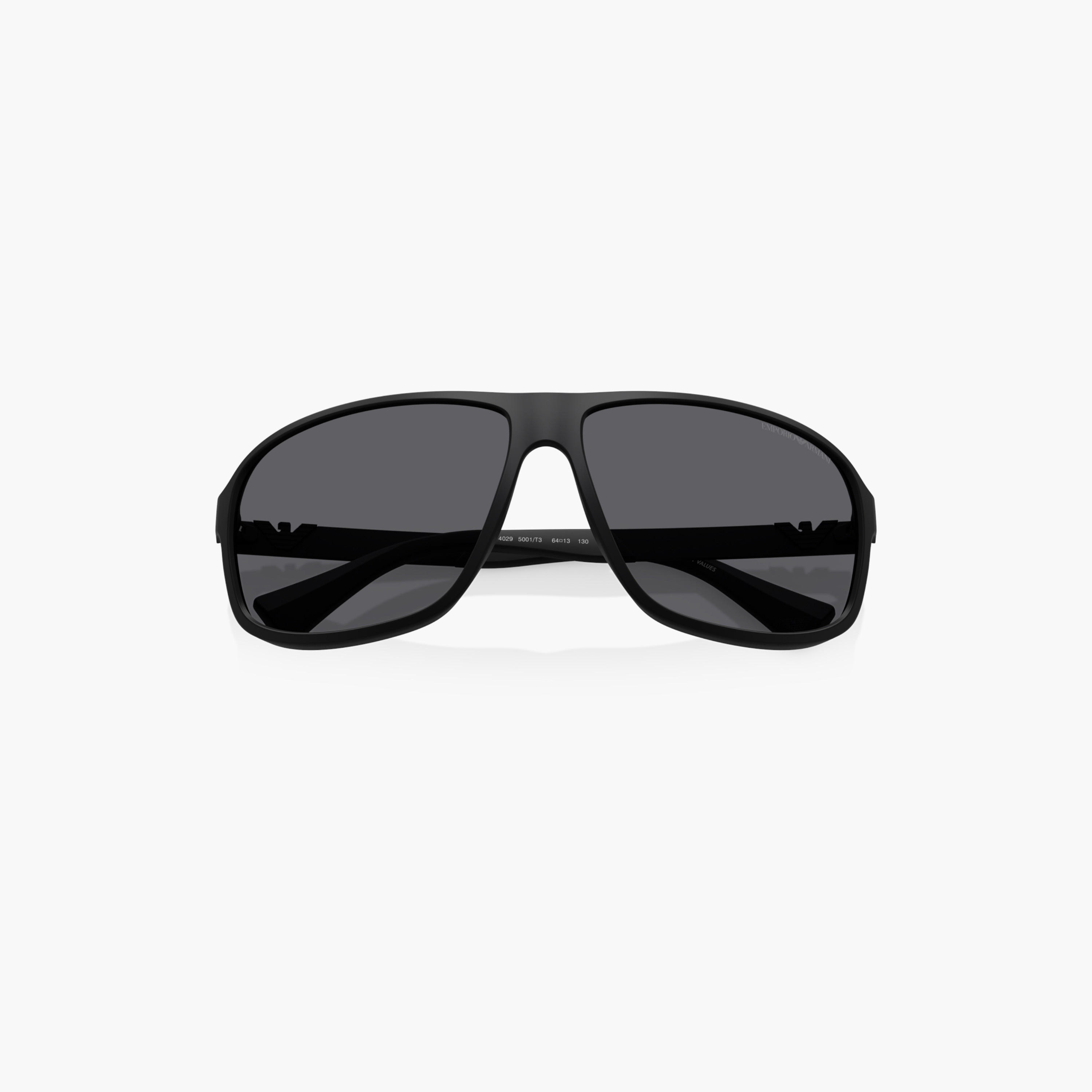 نظارة شمسية ويفارير بإطار كامل وعدسات ملونة من إمبوريو أرماني-men-sunglasses-image-2