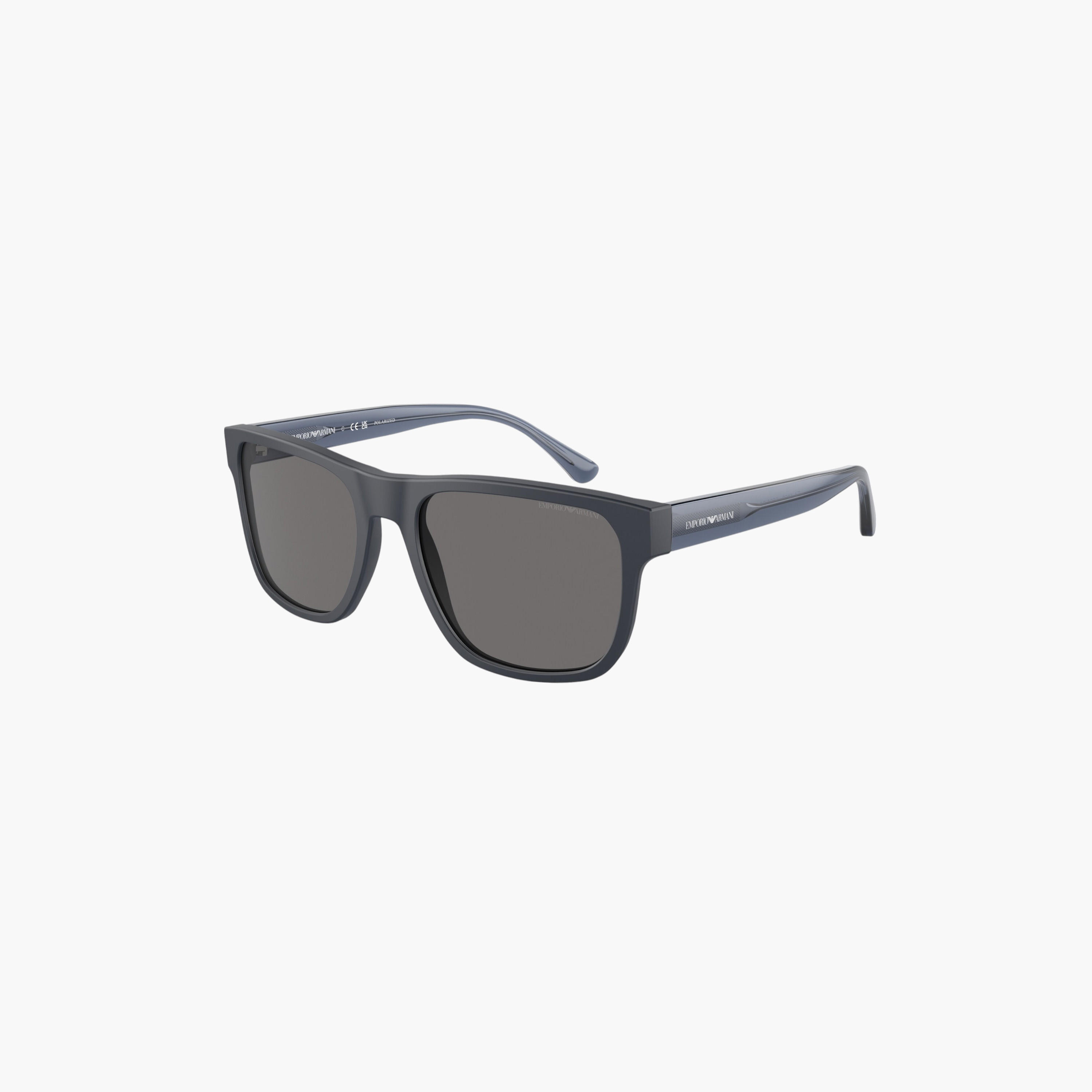 نظارة شمسية ويفارير بإطار كامل وعدسات ملونة من إمبوريو أرماني-men-sunglasses-image-1