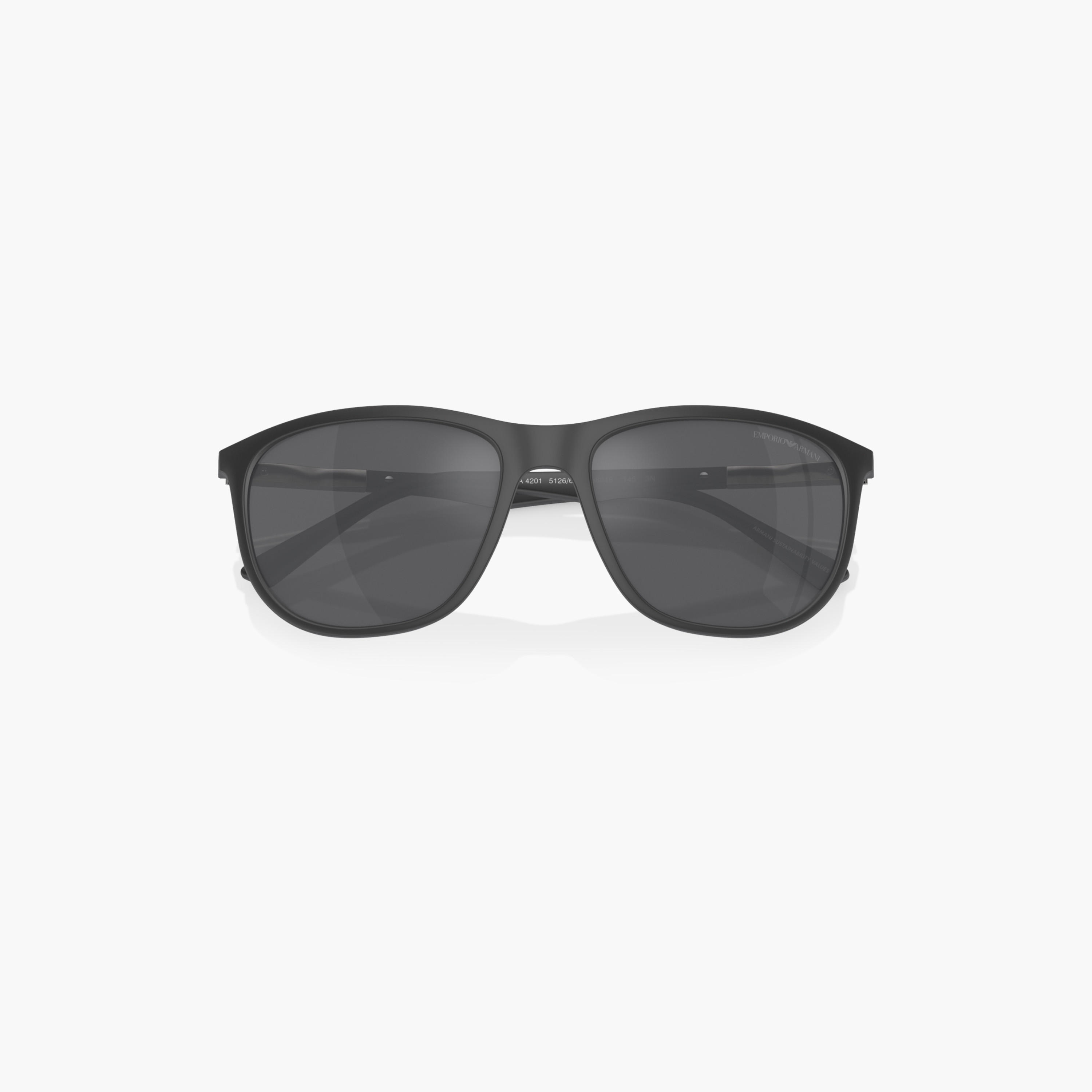 نظارة شمسية بعدسات ملونة وإطار كامل من إمبوريو أرماني-men-sunglasses-image-4