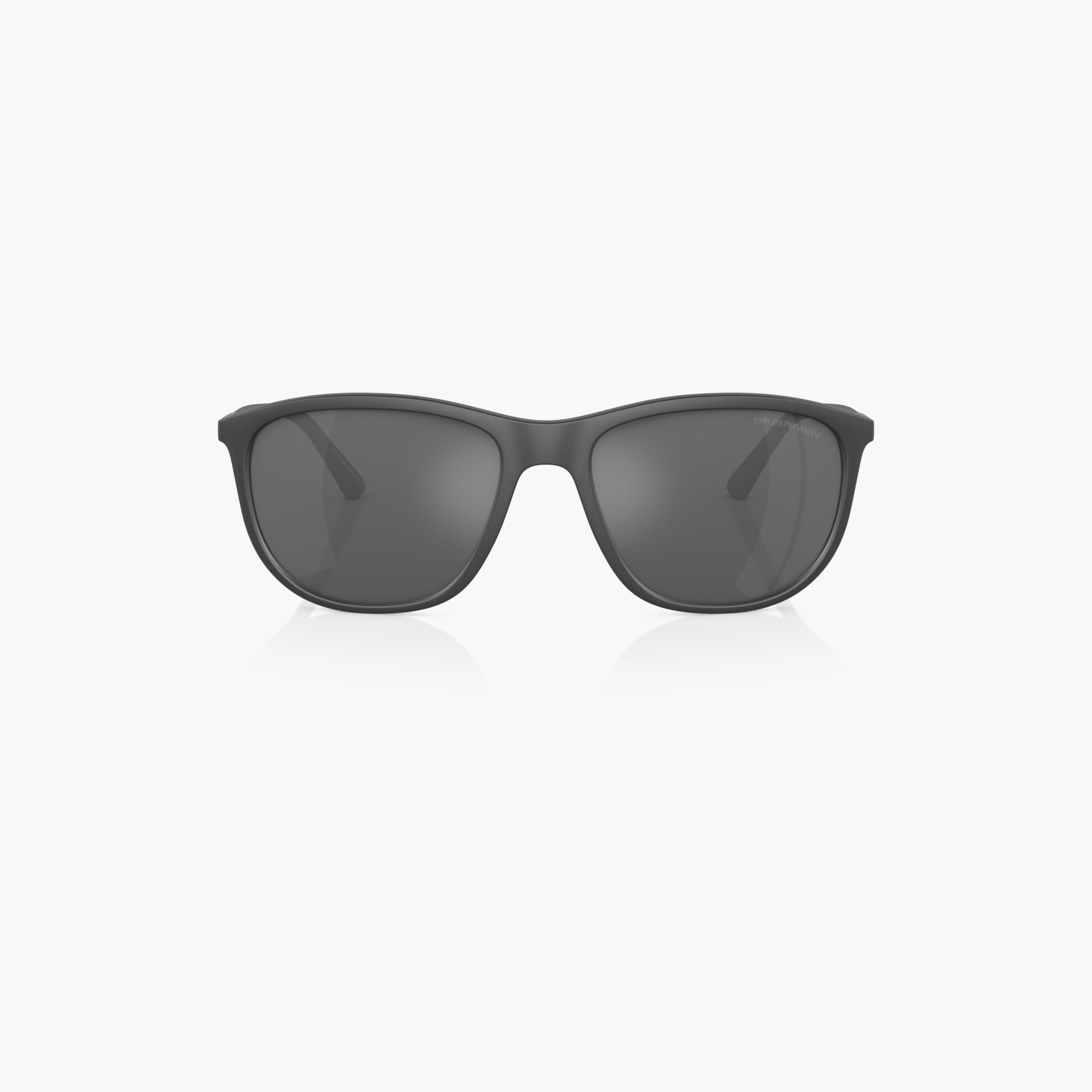 نظارة شمسية بعدسات ملونة وإطار كامل من إمبوريو أرماني-men-sunglasses-image-5