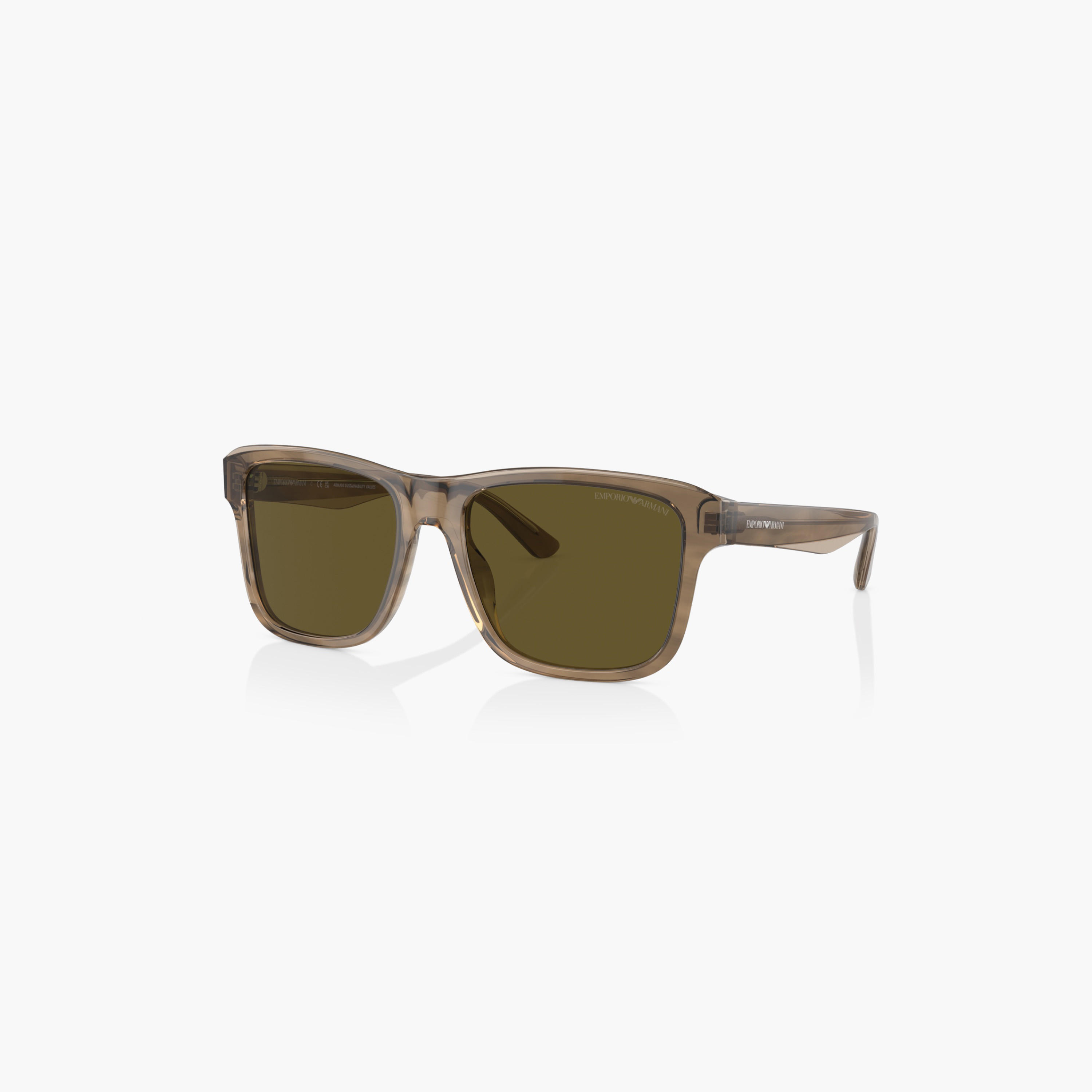 نظارة شمسية وايفارير ملونة بإطار كامل من إمبوريو أرماني-men-sunglasses-image-1