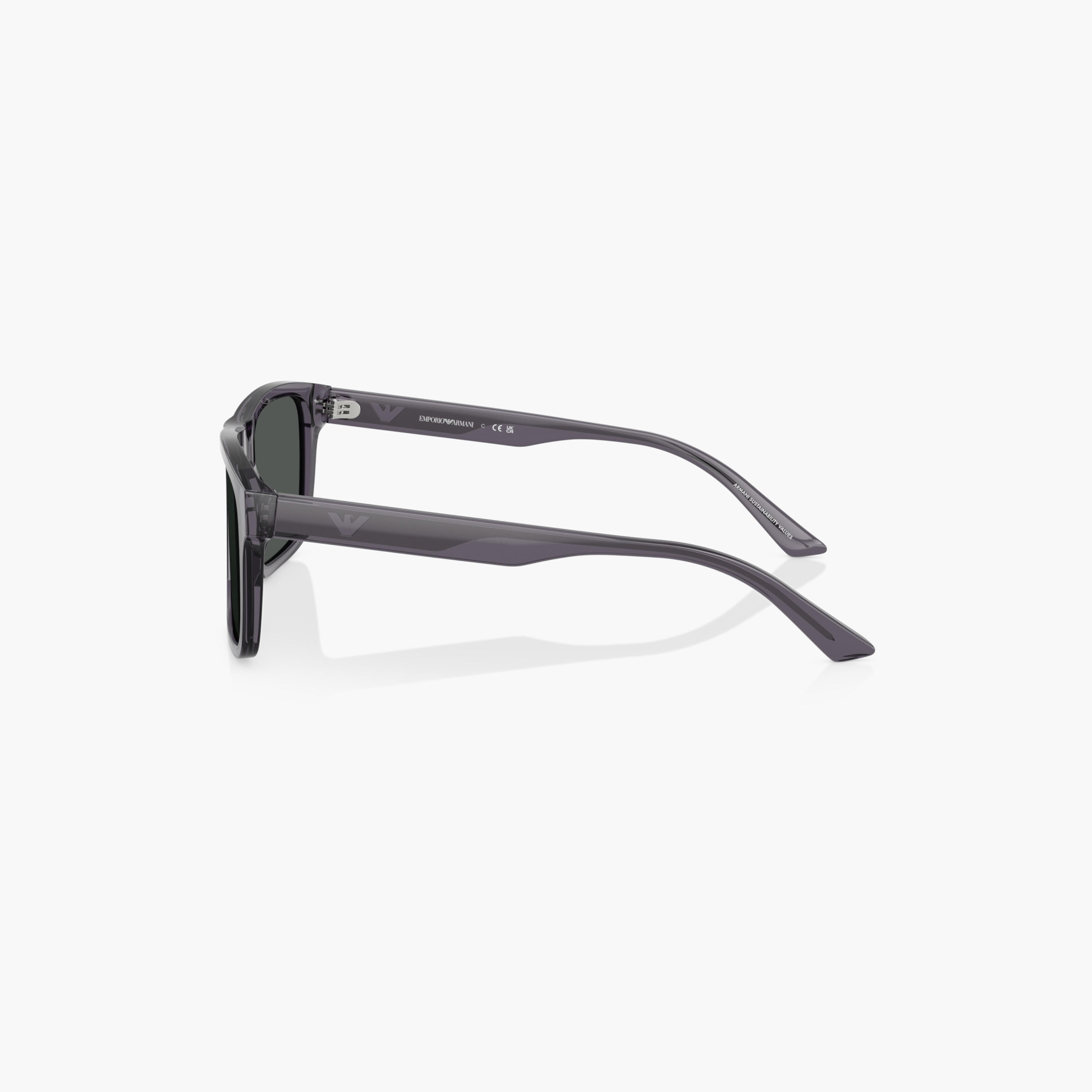 EMPORIO ARMANI Tinted Full Rim Wayfarer Sunglasses-men-sunglasses-image-3