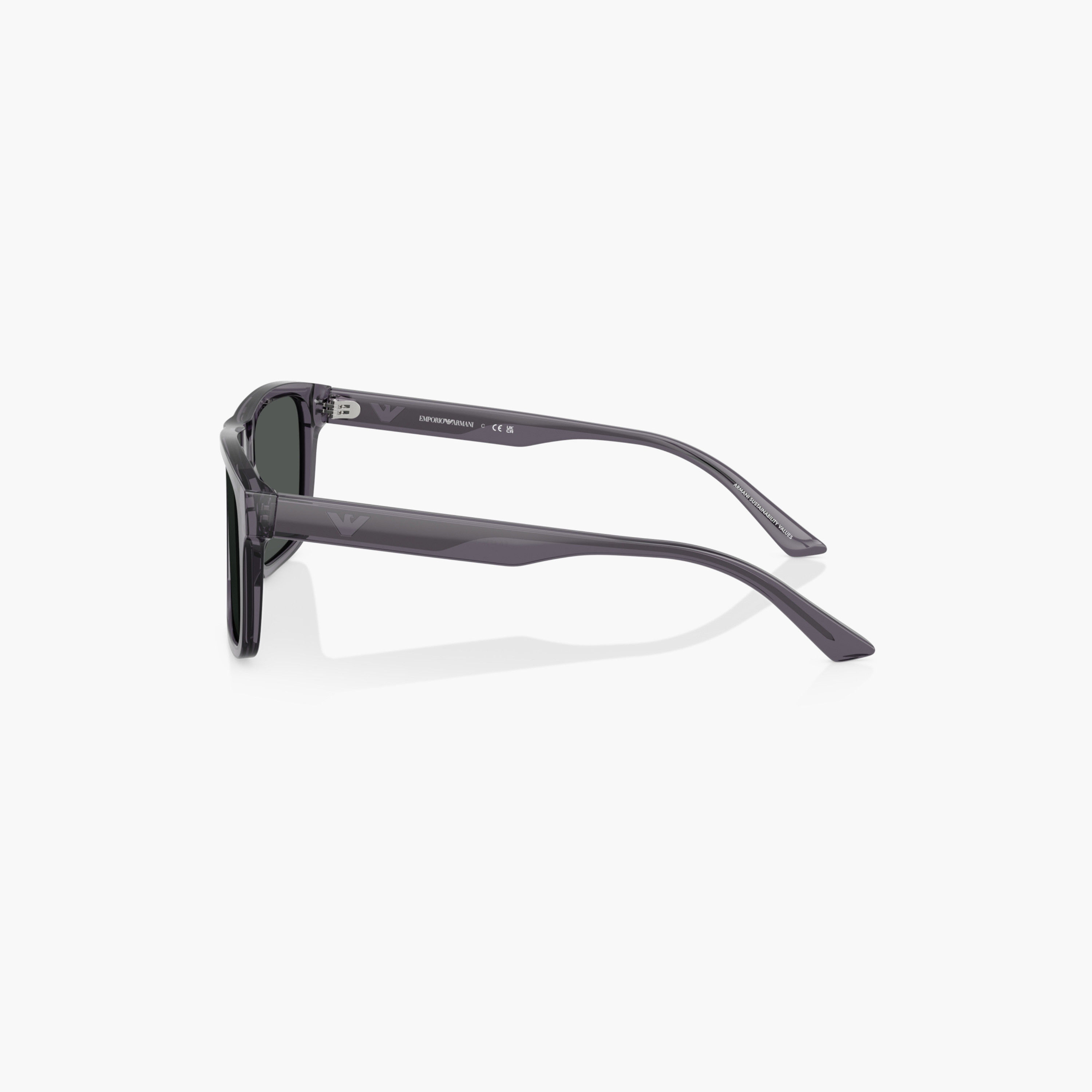 نظارة شمسية ويفارير بعدسات ملونة وإطار كامل من إمبوريو أرماني-men-sunglasses-image-3