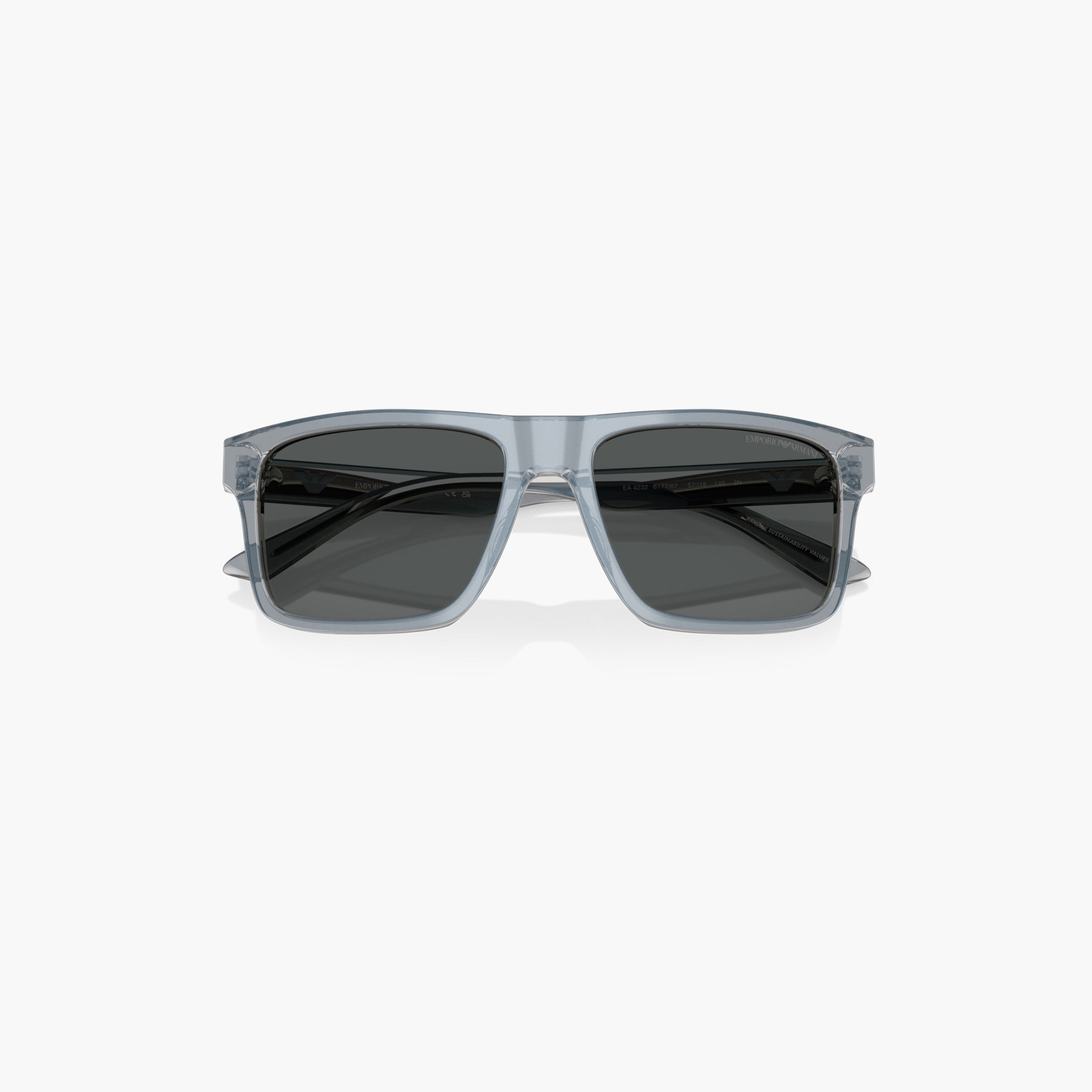 نظارة شمسية وايفارير ملونة بإطار كامل من إمبوريو أرماني-men-sunglasses-image-2