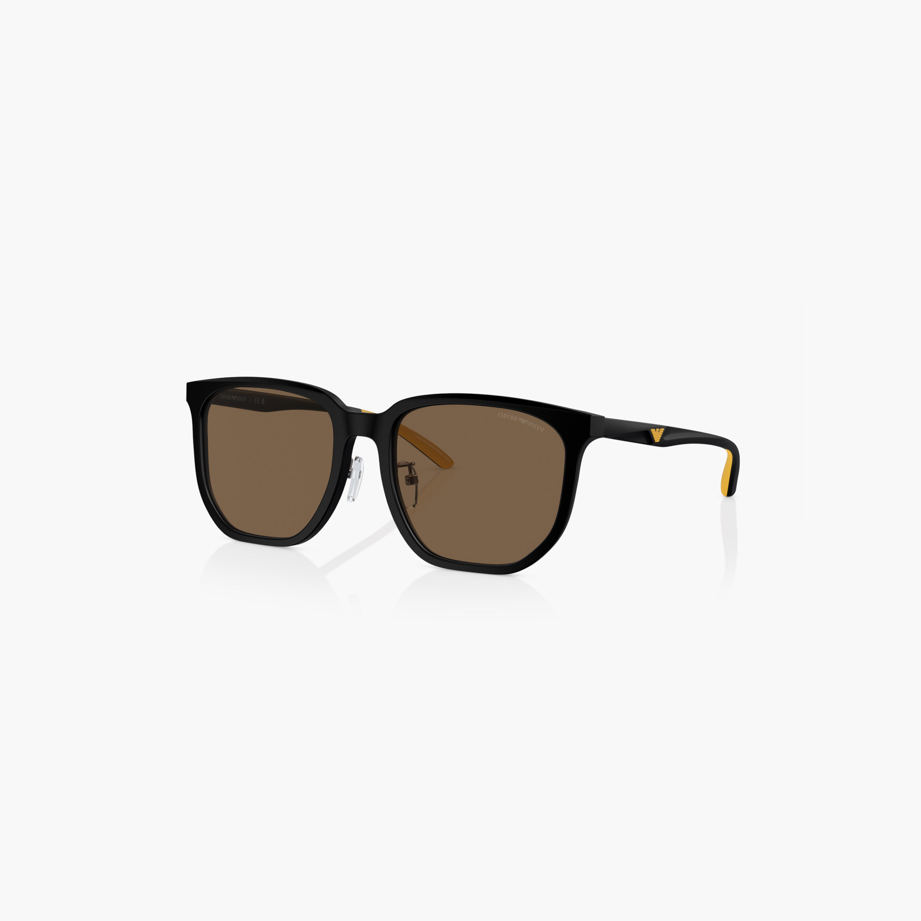 نظارة شمسية وايفارير ملونة بإطار كامل من إمبوريو أرماني-men-sunglasses-image-1