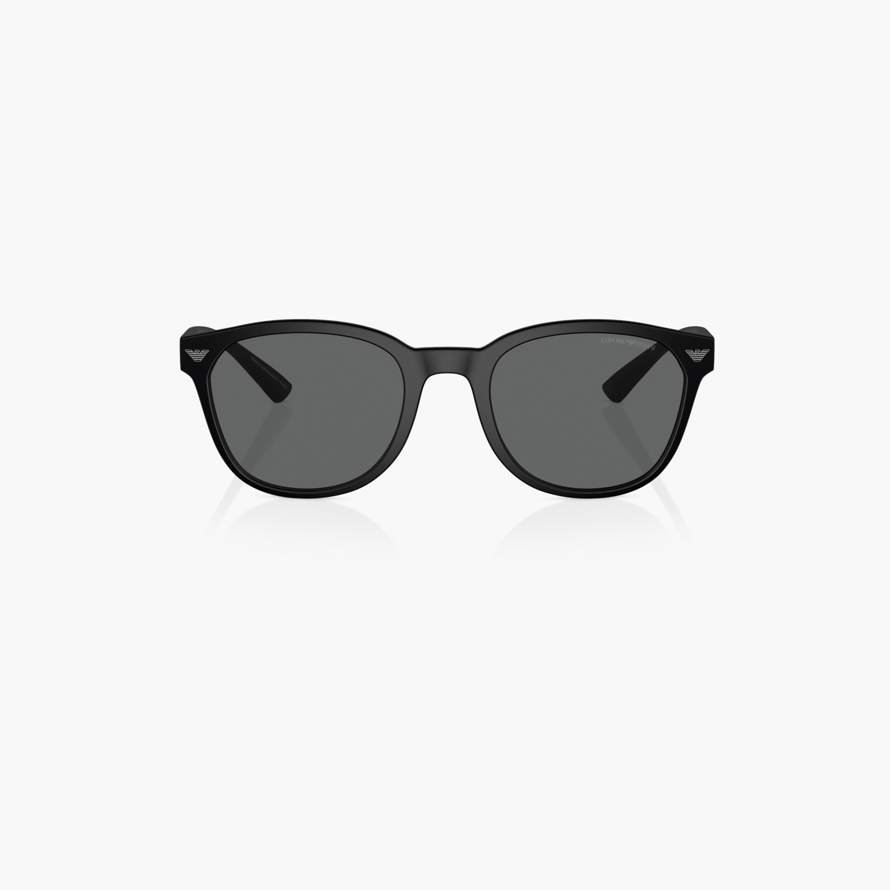 EMPORIO ARMANI Tinted Full Rim Clubmaster Sunglasses-men-sunglasses-image-5