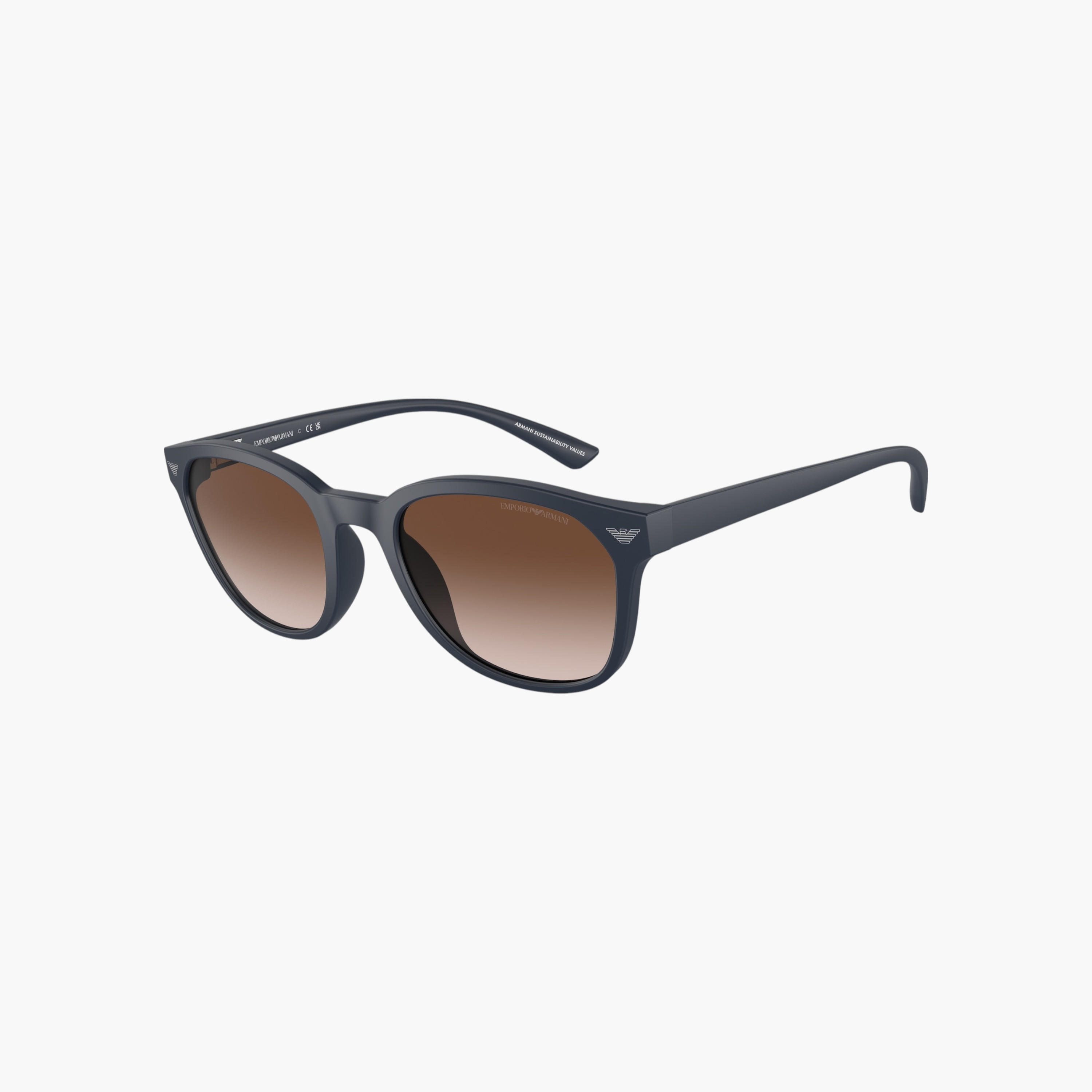 EMPORIO ARMANI Tinted Full Rim Clubmaster Sunglasses-men-sunglasses-image-1