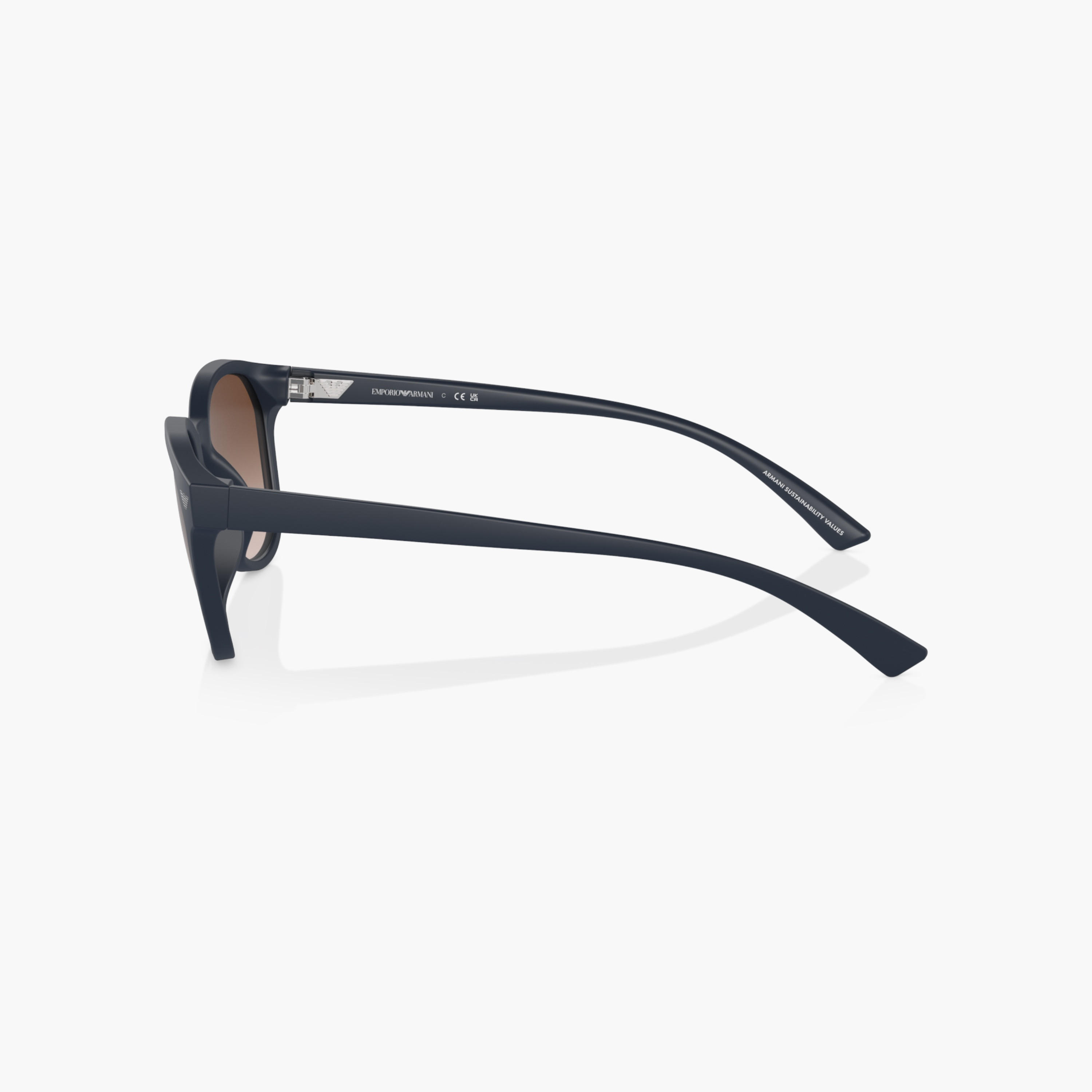 EMPORIO ARMANI Tinted Full Rim Clubmaster Sunglasses-men-sunglasses-image-2